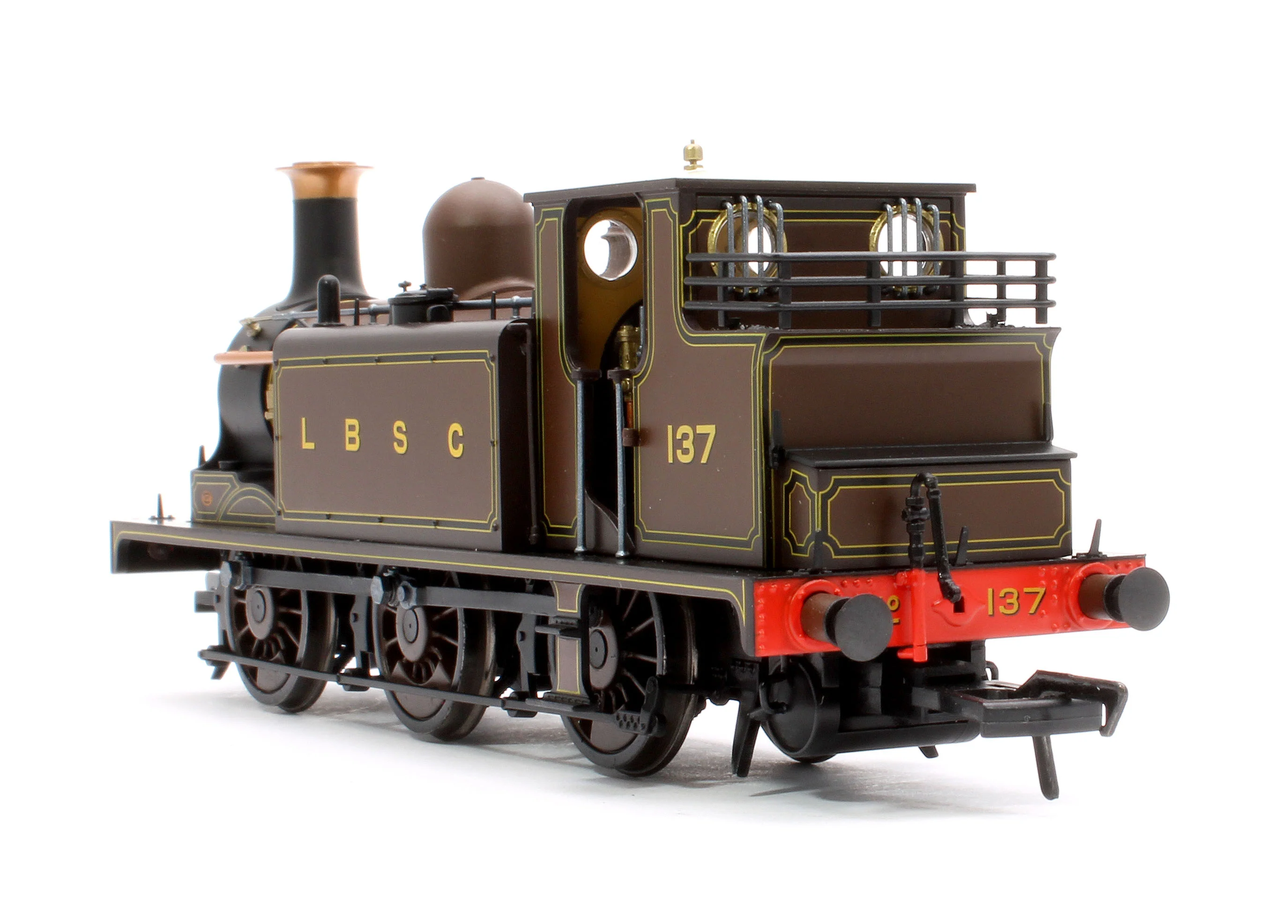936506 LBSCR Stroudley ‘E1’ 0-6-0T No. 137, LBSCR Marsh Umber - Steam Tank Locomotive - DCC Sound - Image 9