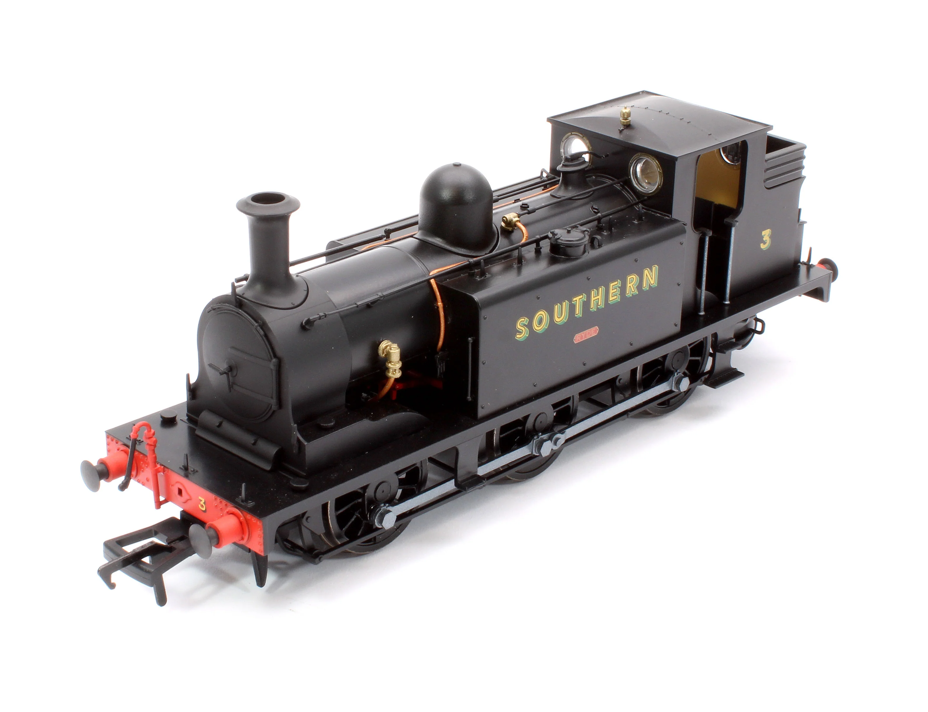 936513 LBSCR Stroudley ‘E1’ 0-6-0T No. 3 Ryde, Southern Black, ‘Sunshine' Lettering - Steam Tank Locomotive - DCC Sound - Image 10