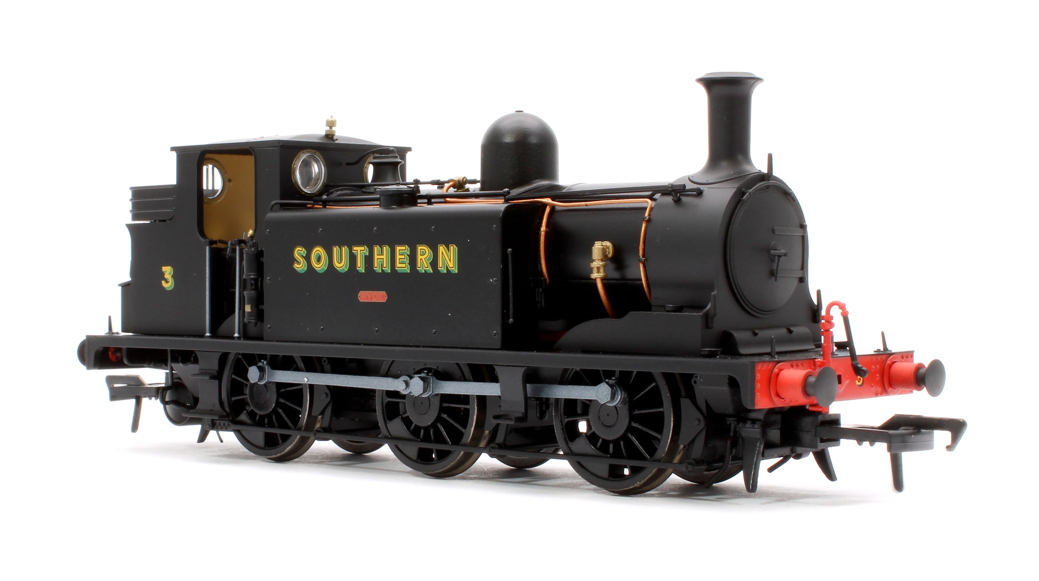 936513 LBSCR Stroudley ‘E1’ 0-6-0T No. 3 Ryde, Southern Black, ‘Sunshine' Lettering - Steam Tank Locomotive - DCC Sound - Image 4