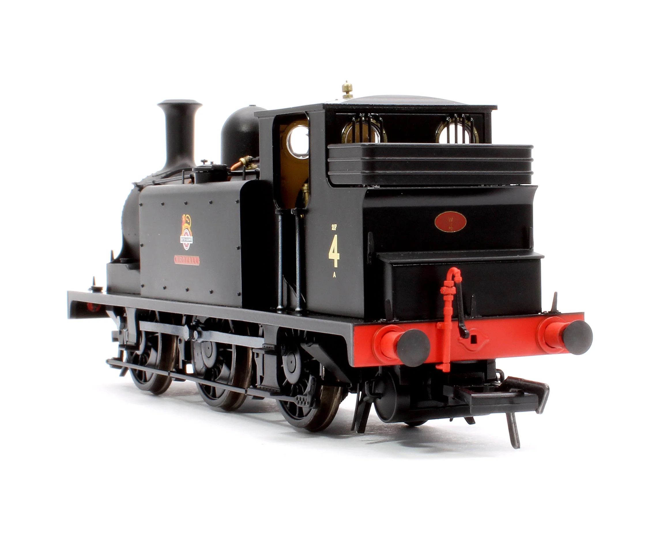 936518 LBSCR Stroudley ‘E1’ 0-6-0T No. 4 Wroxall in BR unlined black with early emblem - Steam Tank Locomotive - DCC Sound - Image 9