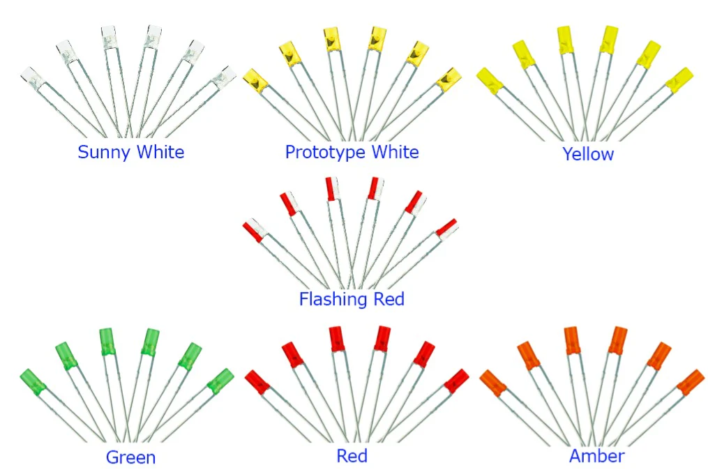 LED-LVP.42 LED Value Pack with 42 coloured 3mm LEDs