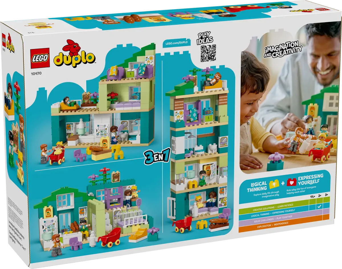 10470 Lego Duplo 3 in 1 Modern Family House with Figures - 10470 - Image 13
