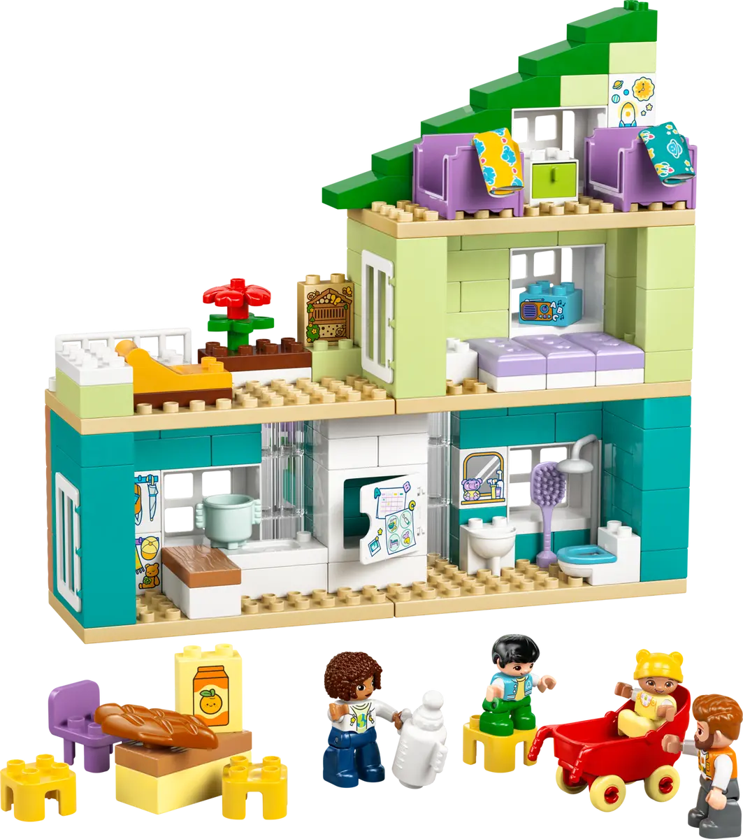 10470 Lego Duplo 3 in 1 Modern Family House with Figures - 10470 - Image 2
