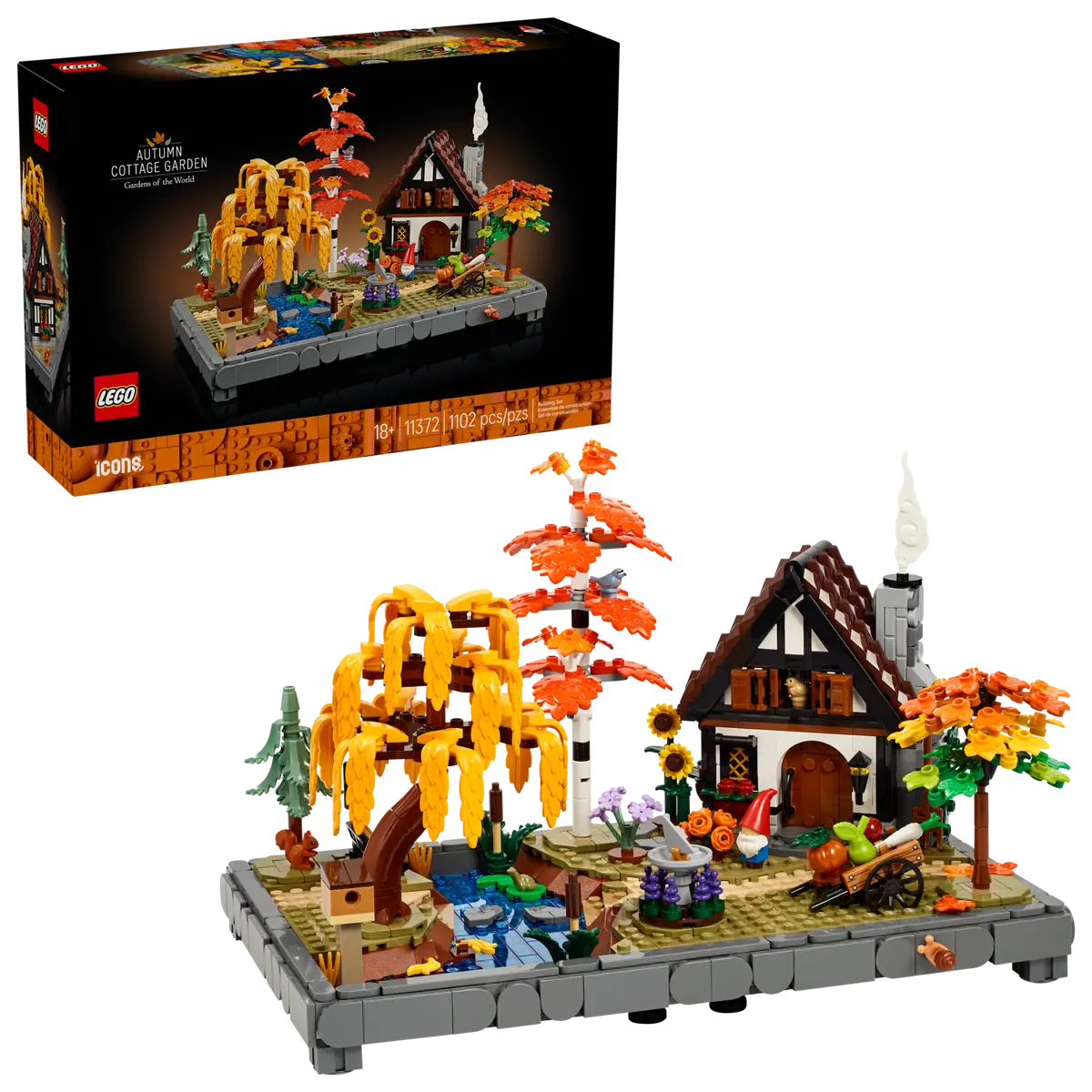 11372 Lego Icons Autumn Cottage Garden - 11372