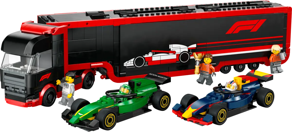 60445 Lego City F1® Truck with RB20 & AMR24 F1® Cars - 60445 - Image 2