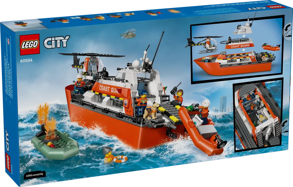 60504 Lego City Coast Guard Rescue Boat & Helicopter - 60504 - Image 10