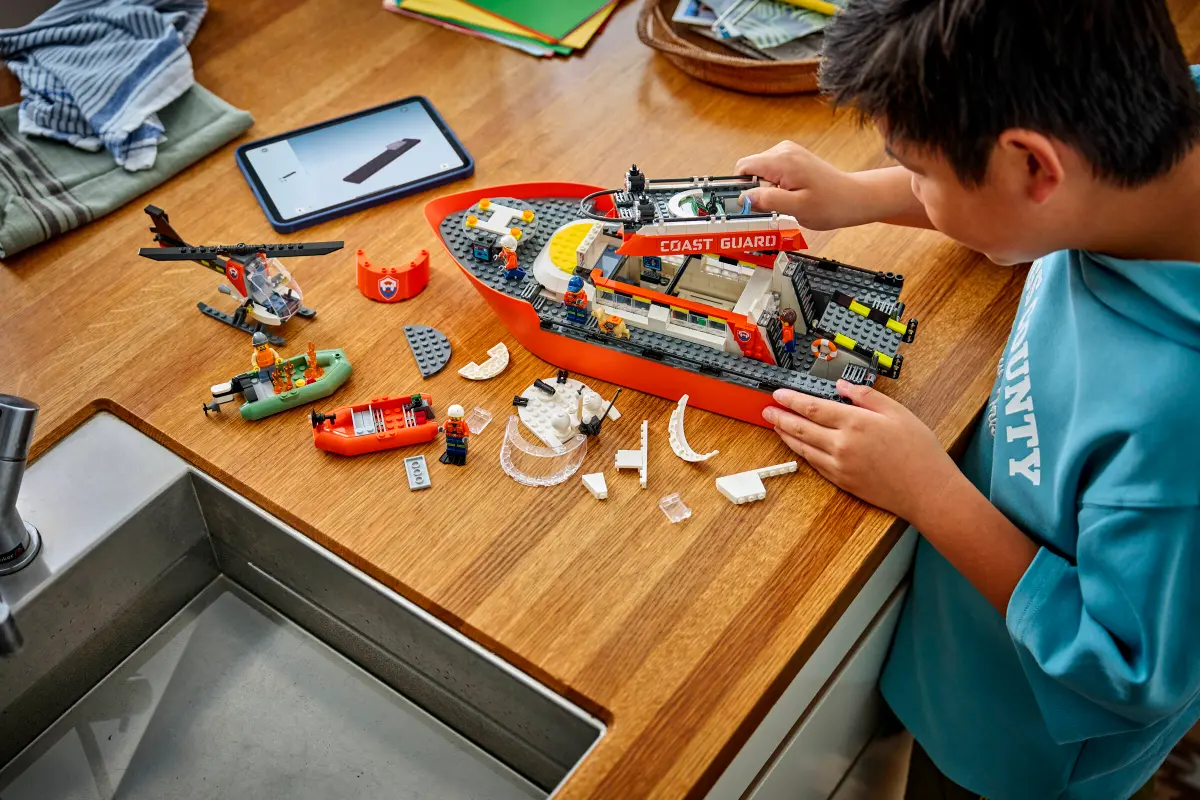 60504 Lego City Coast Guard Rescue Boat & Helicopter - 60504 - Image 9
