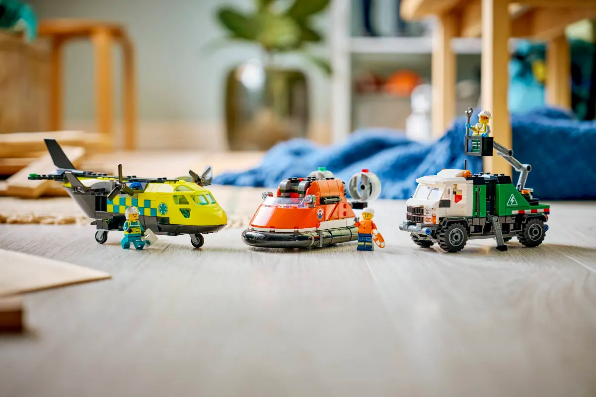 60505 Lego City Airplane, Service Truck & Hovercraft Remix - 60505 - Image 10