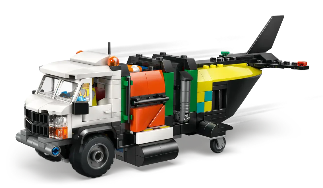 60505 Lego City Airplane, Service Truck & Hovercraft Remix - 60505 - Image 4