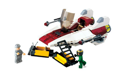 6207 Pre-Owned Lego Star Wars A-Wing Fighter - 6207