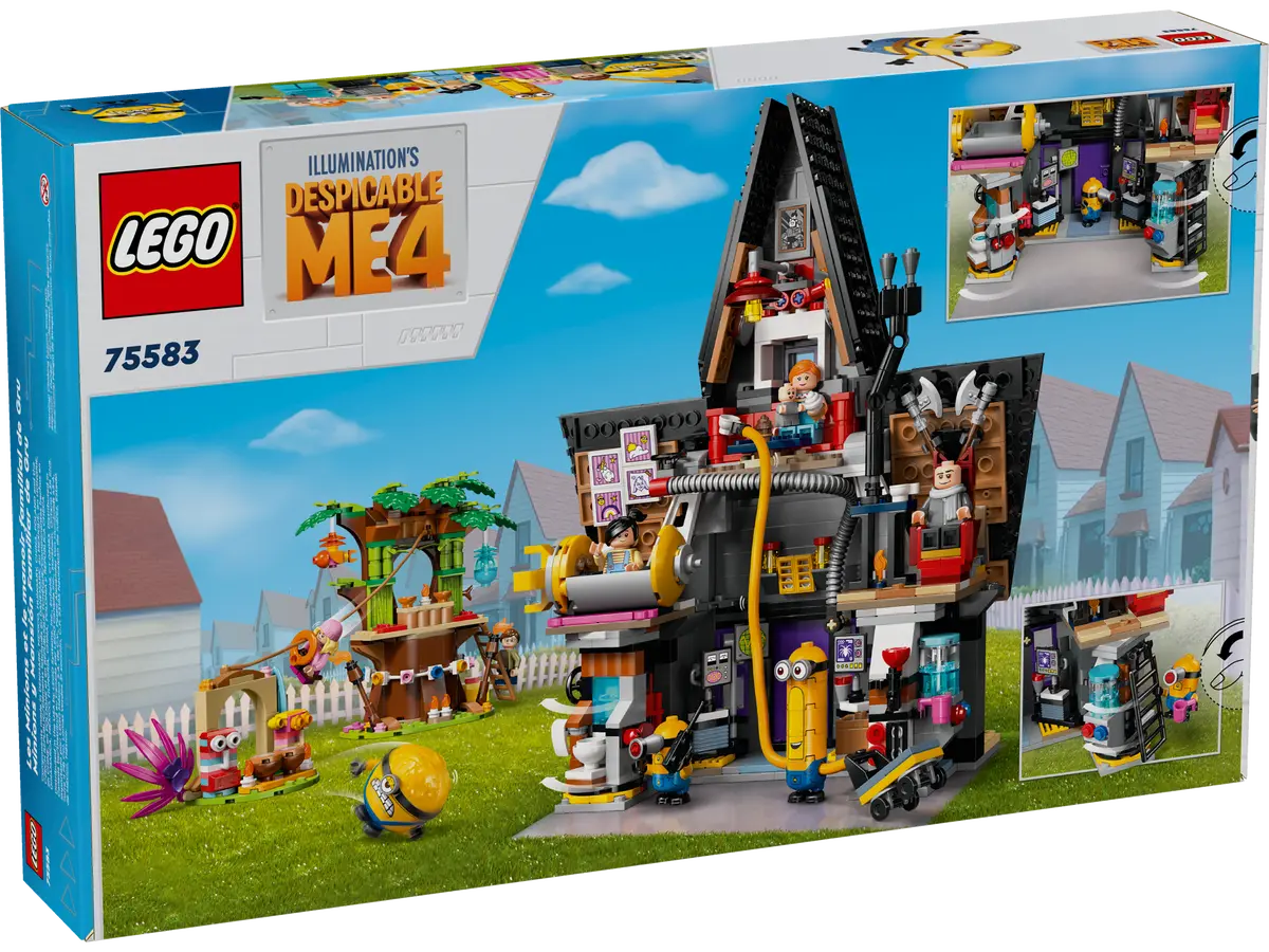 75583 Lego Despicable Me 4 Minions and Gru's Family Mansion - 75583 - Image 9