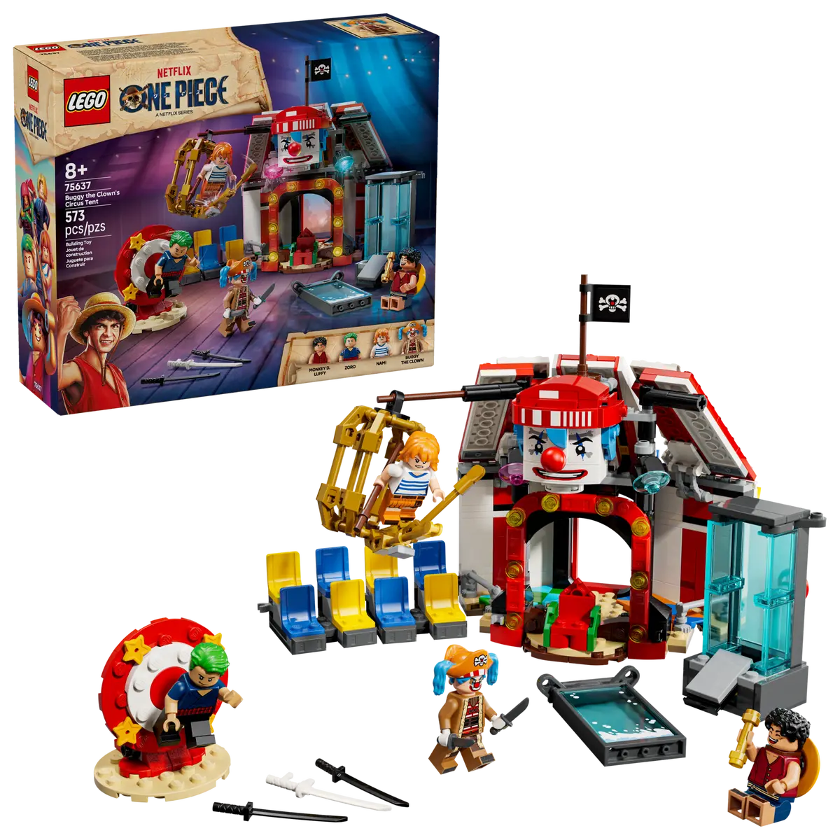 75637 Lego One Piece Buggy the Clown's Circus Tent - 75637