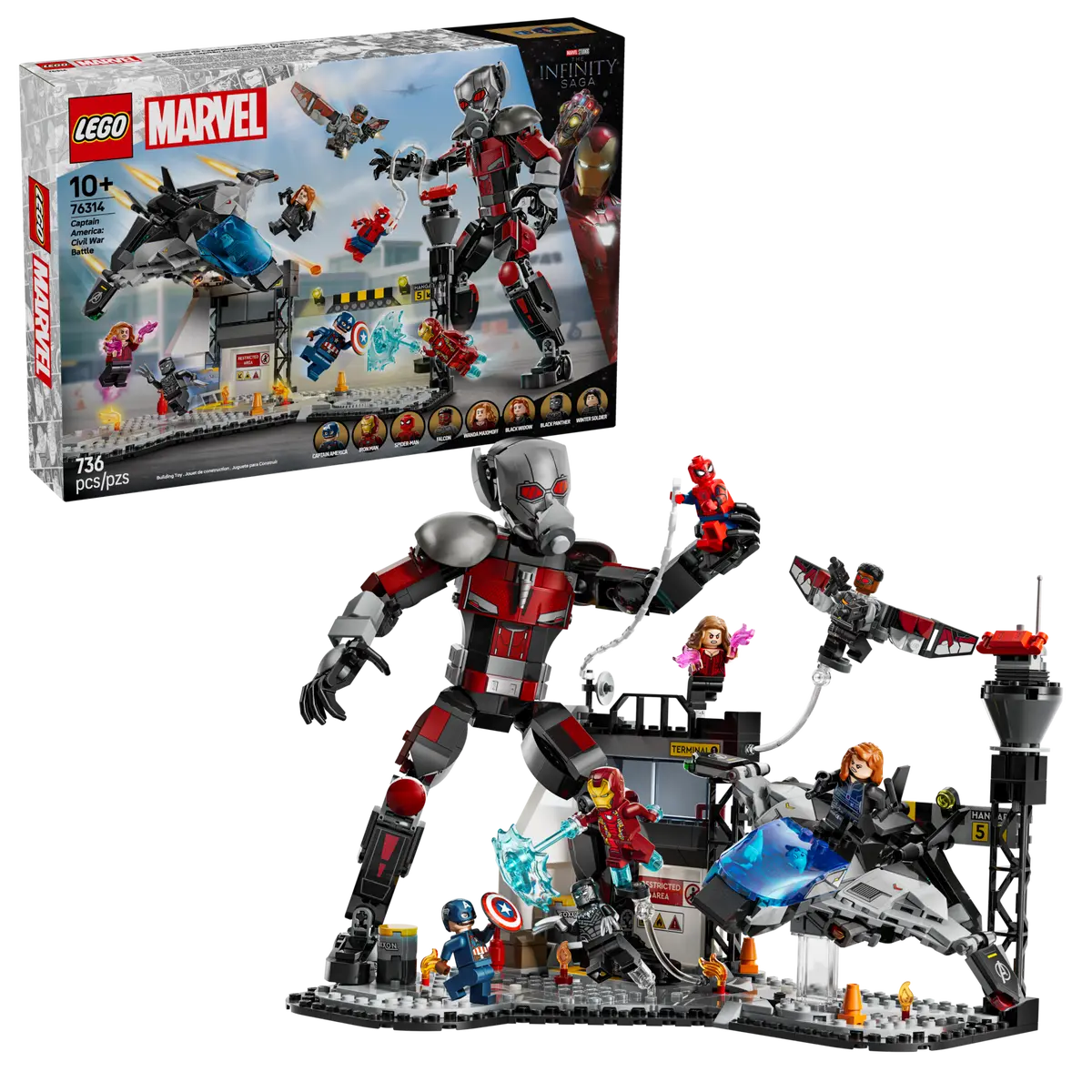 76314 Lego Marvel Captain America: Civil War Action Battle - 76314