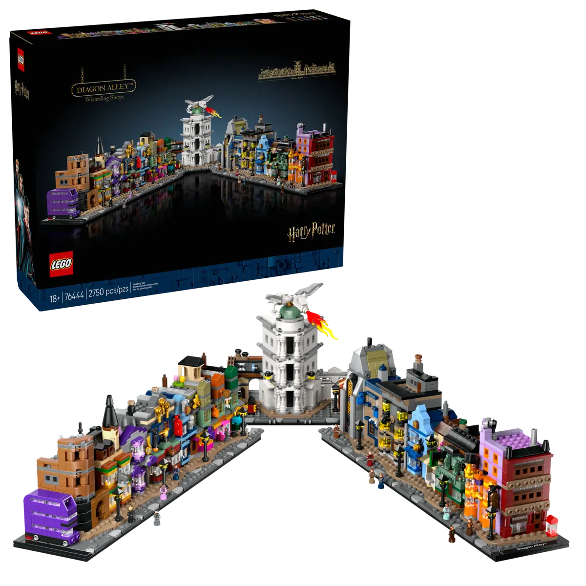76444 Lego Harry Potter Diagon Alley™ Wizarding Shops - 76444