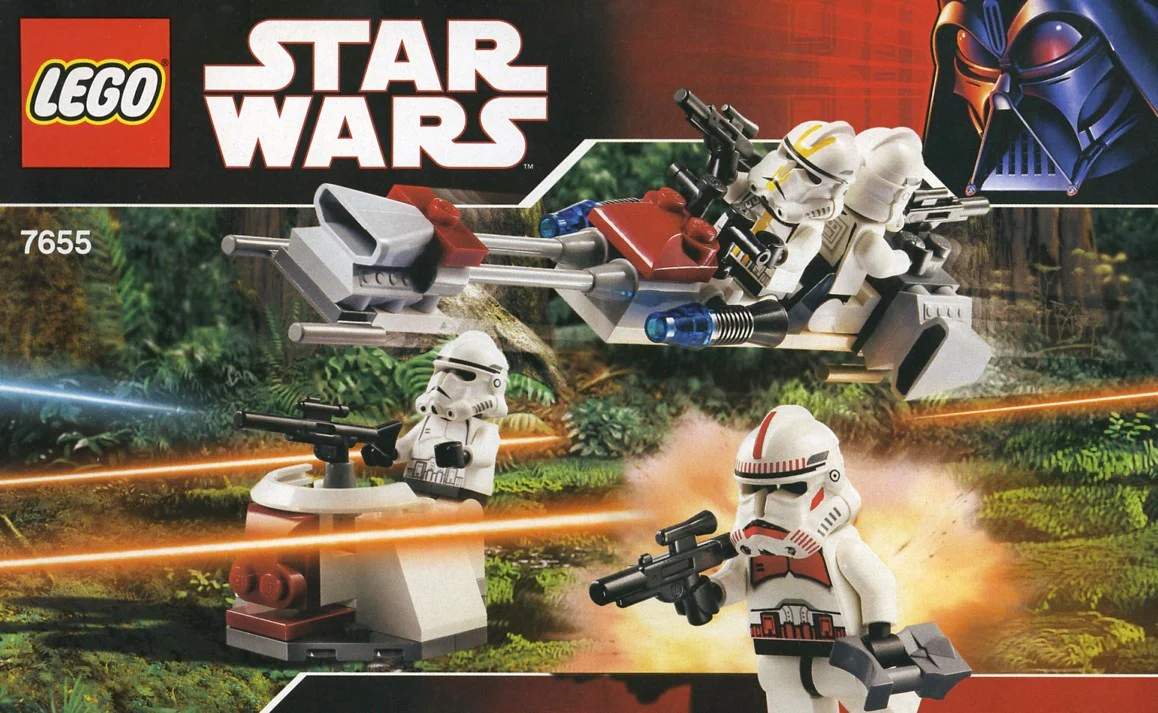 7655 Pre-Owned Lego Star Wars Clone Troopers Battle Pack - 7655 - Image 2