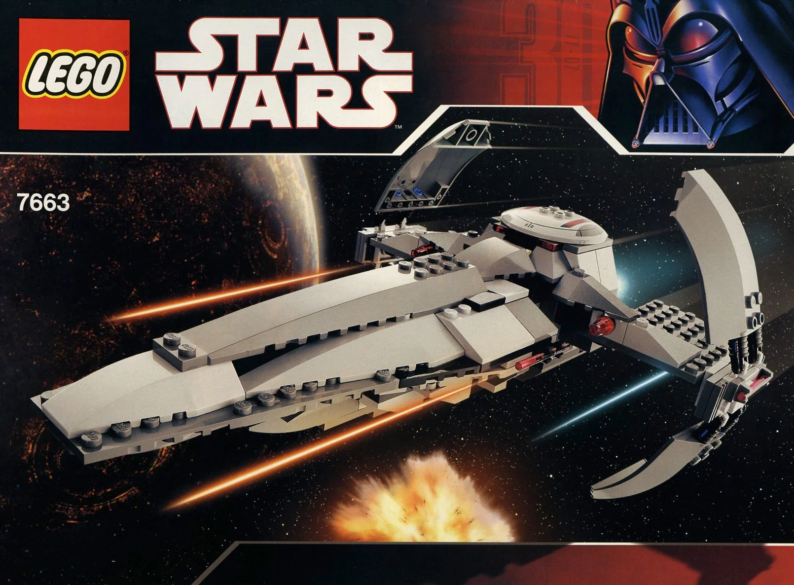 7663 Pre-Owned Lego Star Wars Sith Infiltrator - 7663 - Image 2