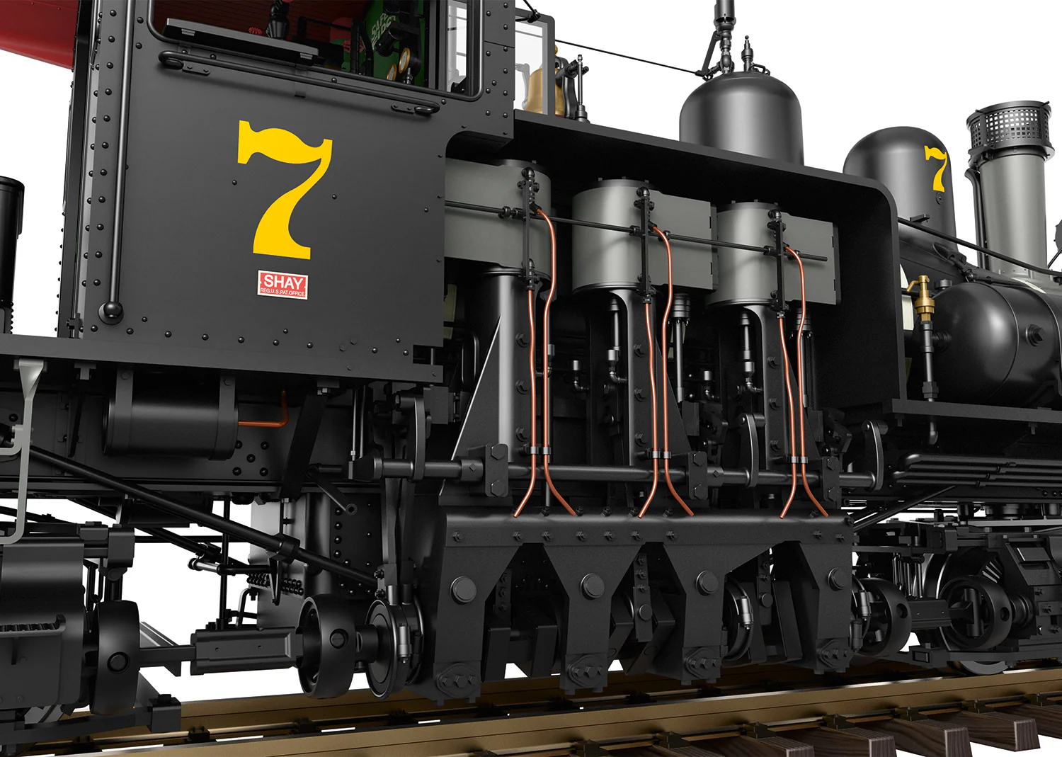 L26701 RC & BT RR Steam Locomotive Shay Nr. 7 Ep. VI - Image 4