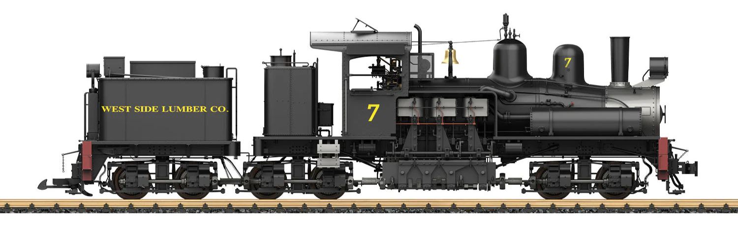 L26702 WSLC RR Steam Locomotive Shay Nr. 7 Ep. III - Image 2