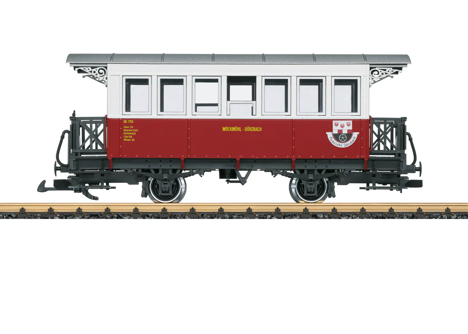 L33205 Jagsttal Railroad Passenger Car No. 116