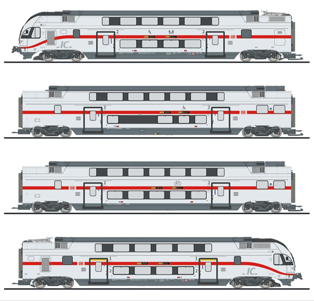 L133855 4-part electric multiple unit, "KISS", DB AG, IC version, Ep.VI WS dig