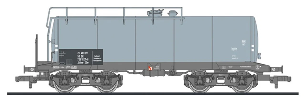 L235965 4-axle tank wagon, period III, DR, 480 hl tank