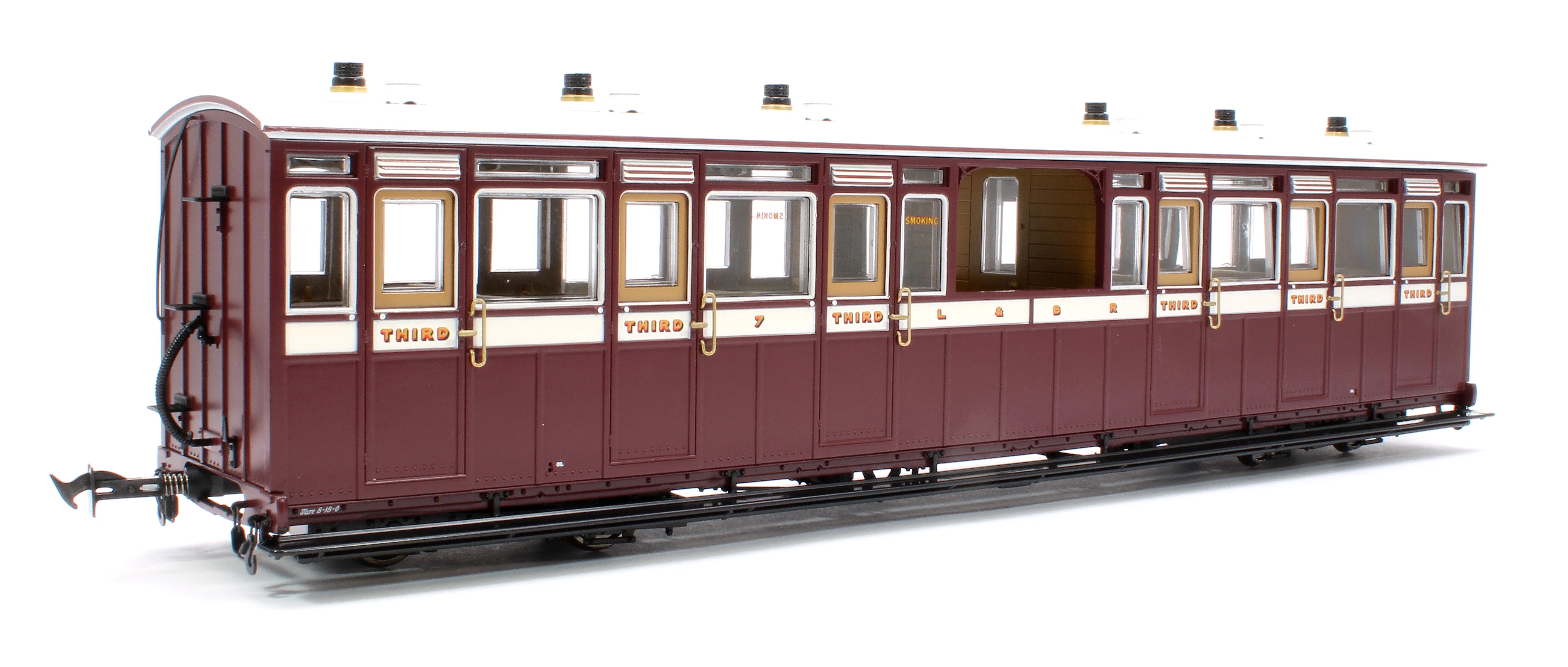 LHT-7NP-001 Lynton & Barnstaple Open 3rd Red/Ivory No.7 1902-1922 - Image 3