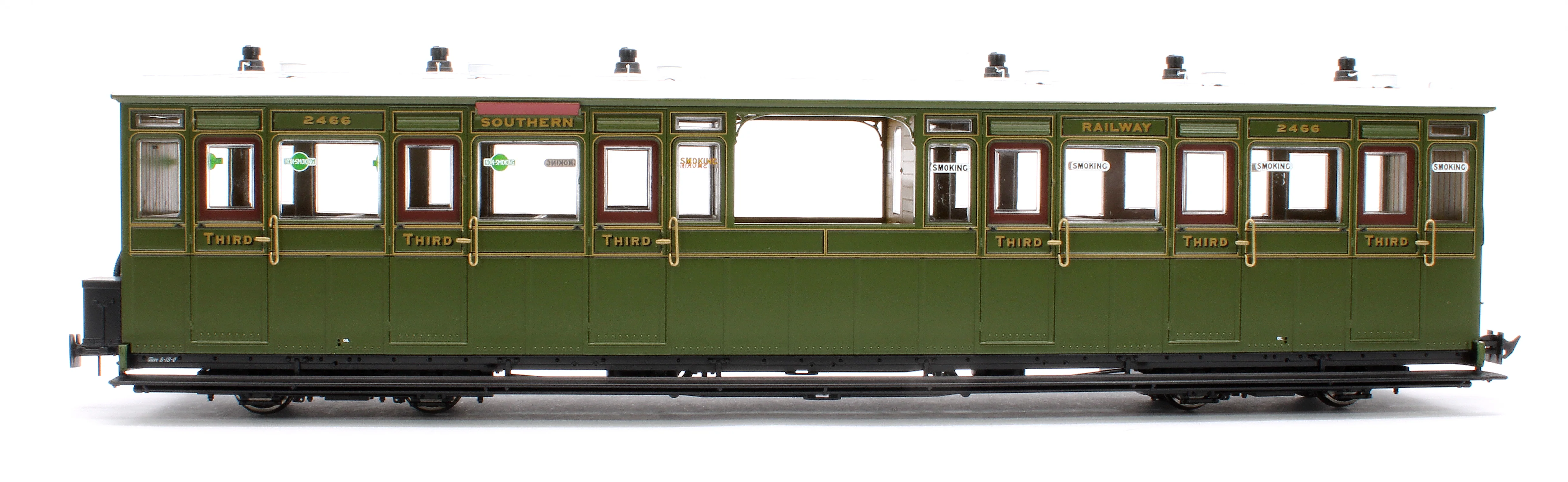 LHT-7NP-002D Lynton & Barnstaple Open 3rd Southern SR Olive Green 2466 1924-1935 - DCC Fitted - Image 2