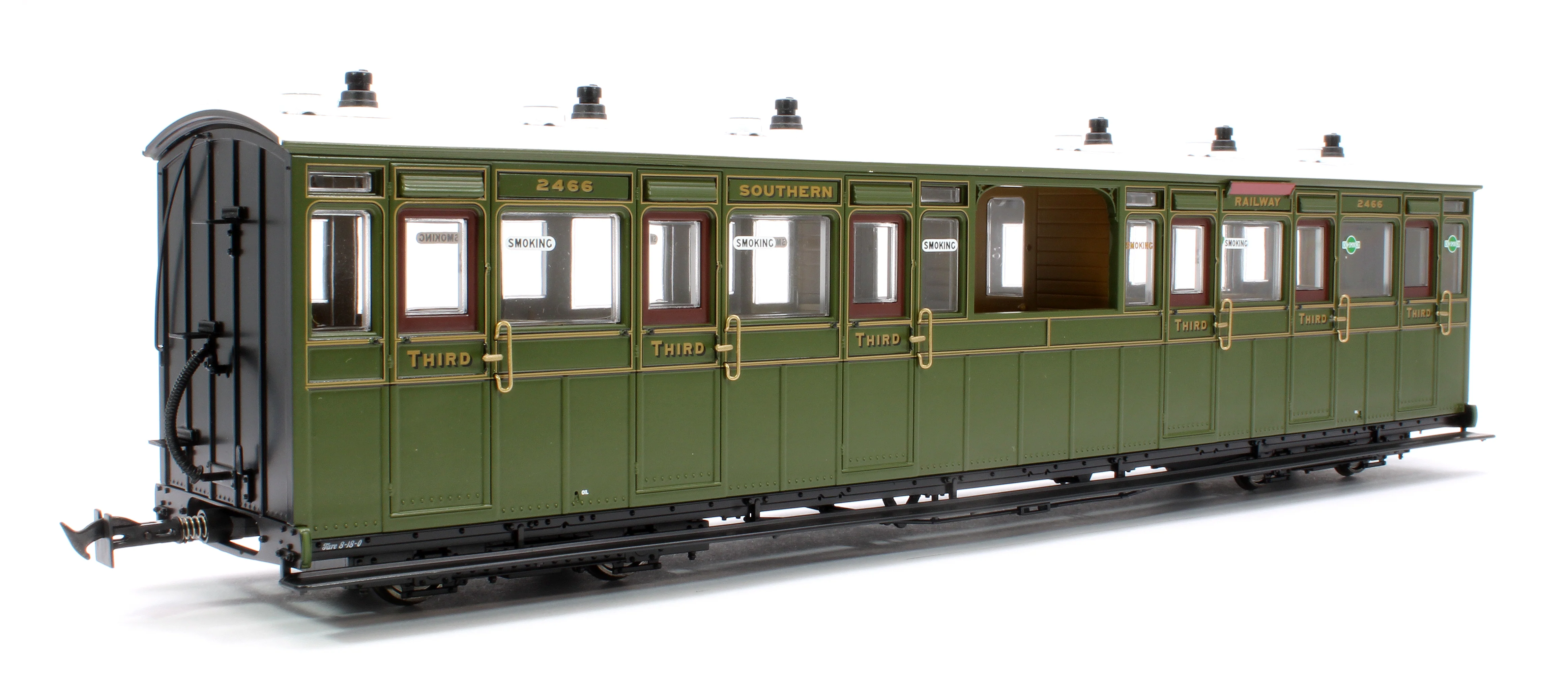 LHT-7NP-002D Lynton & Barnstaple Open 3rd Southern SR Olive Green 2466 1924-1935 - DCC Fitted - Image 3