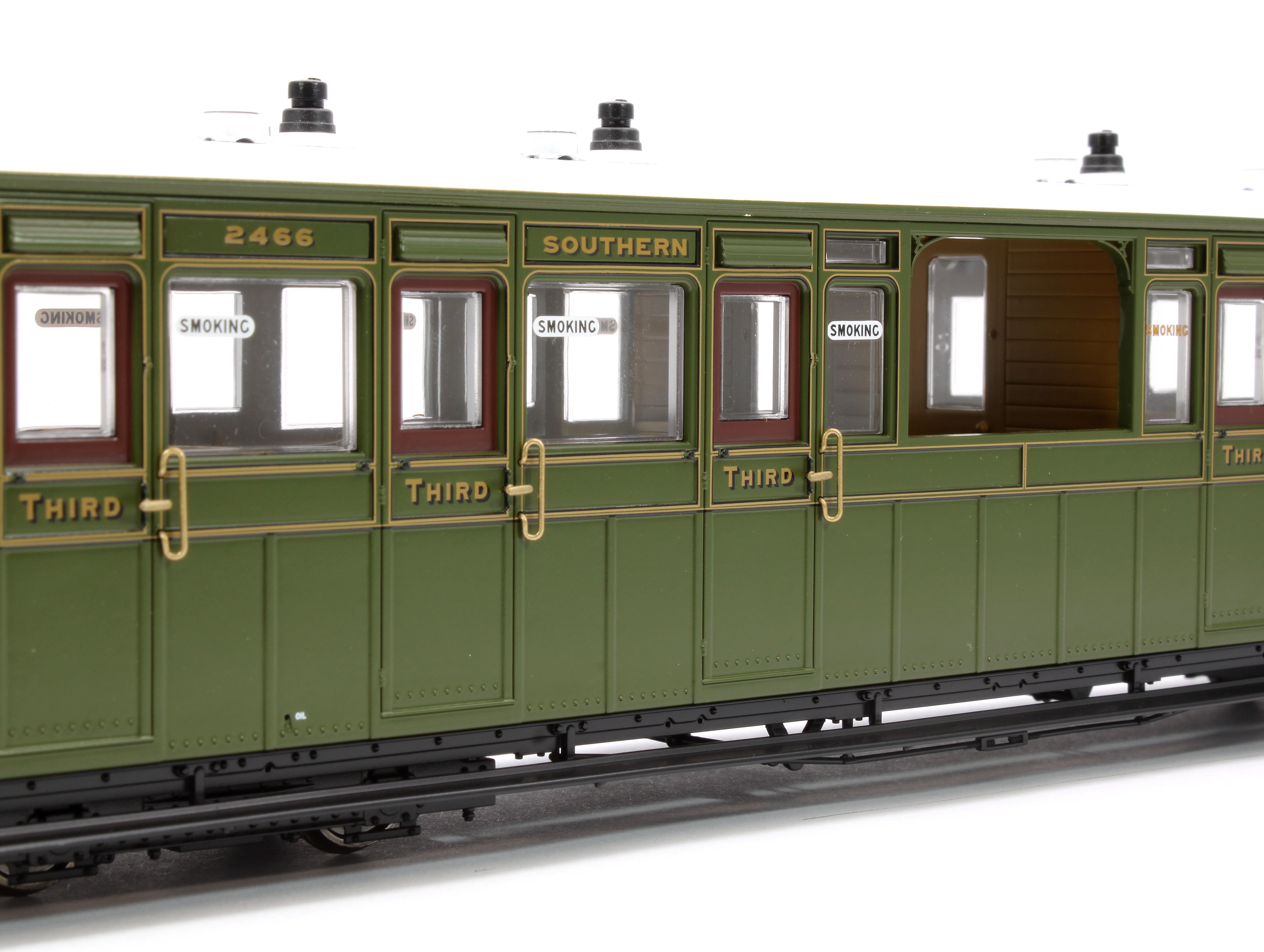 LHT-7NP-002D Lynton & Barnstaple Open 3rd Southern SR Olive Green 2466 1924-1935 - DCC Fitted - Image 4