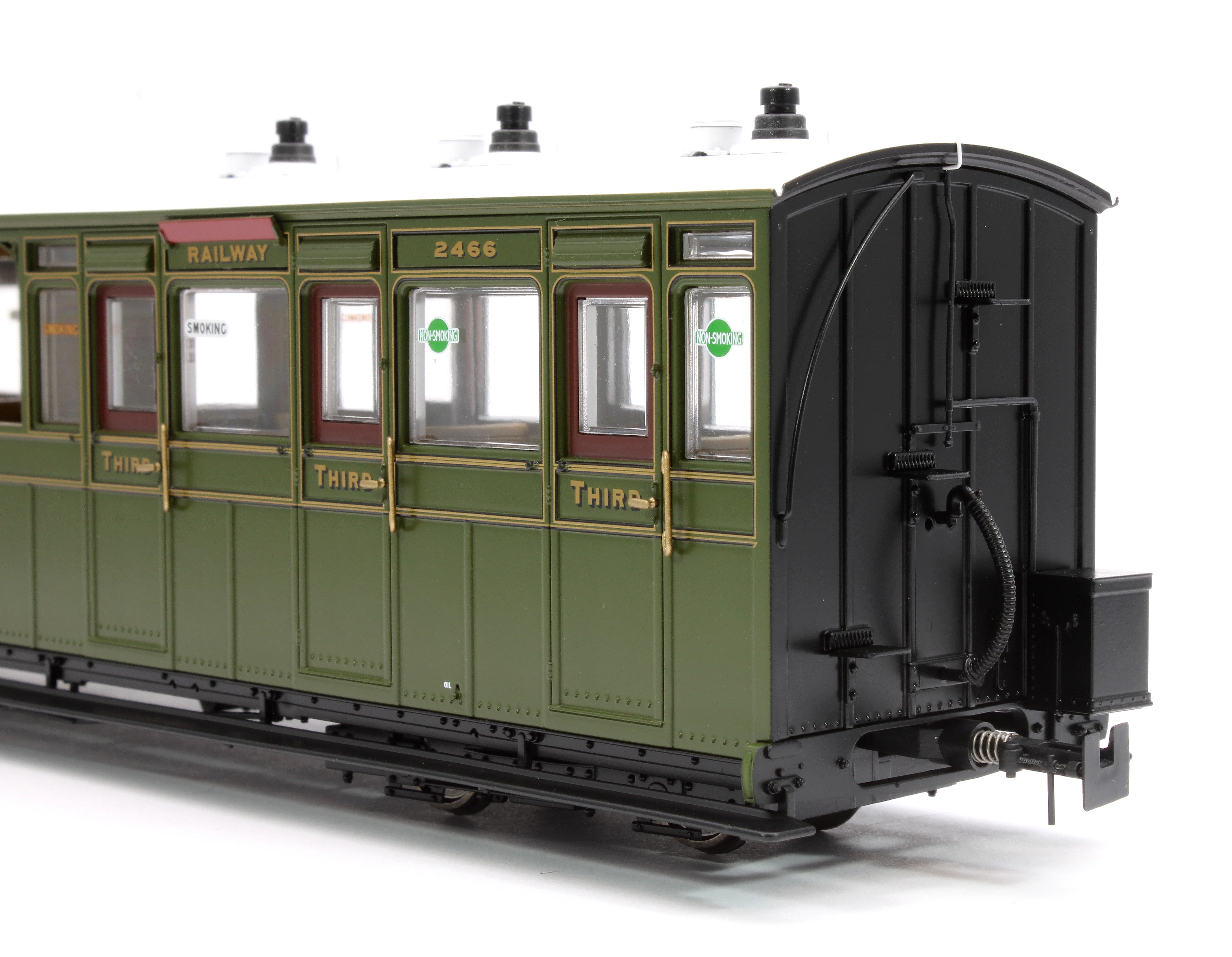 LHT-7NP-002D Lynton & Barnstaple Open 3rd Southern SR Olive Green 2466 1924-1935 - DCC Fitted - Image 5