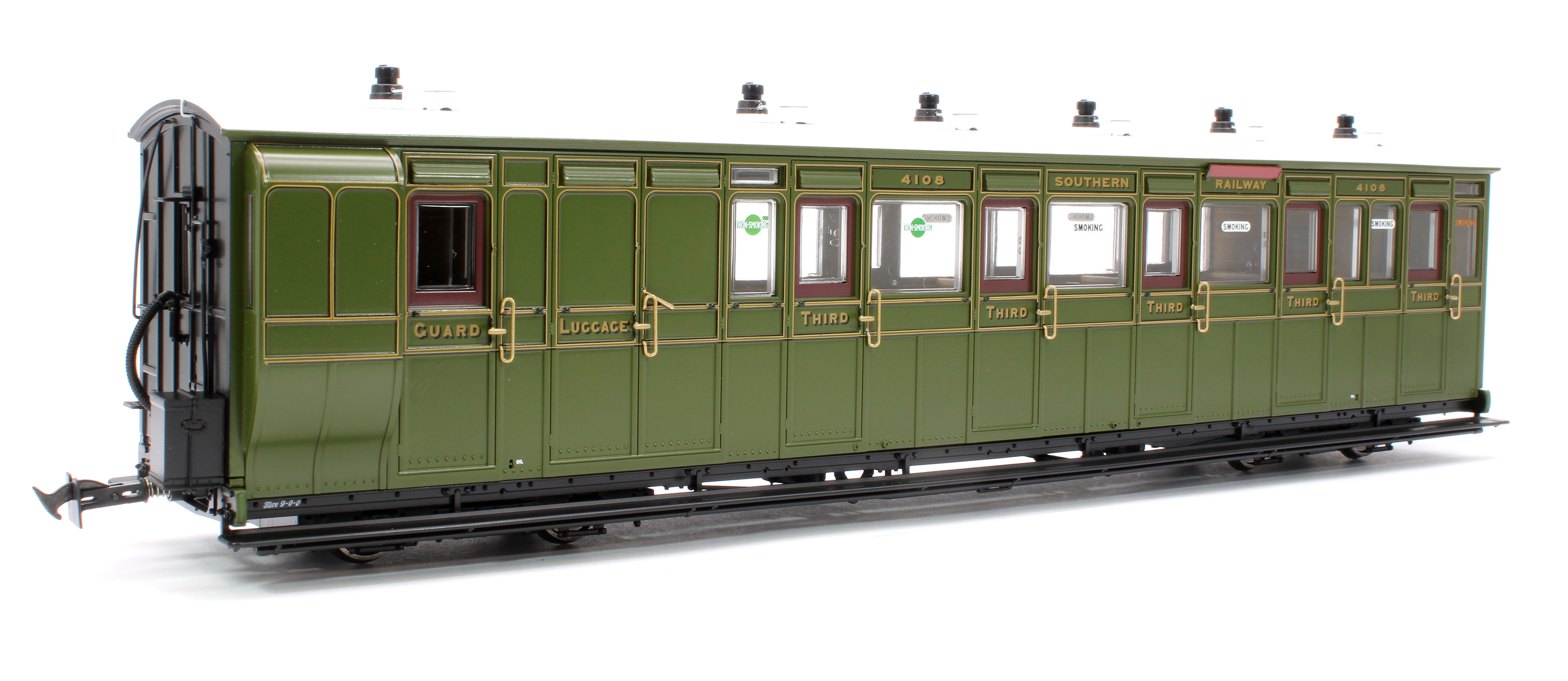 LHT-7NP-006 Lynton & Barnstaple Brake 3rd Southern SR Olive Green 4108 1924-1935