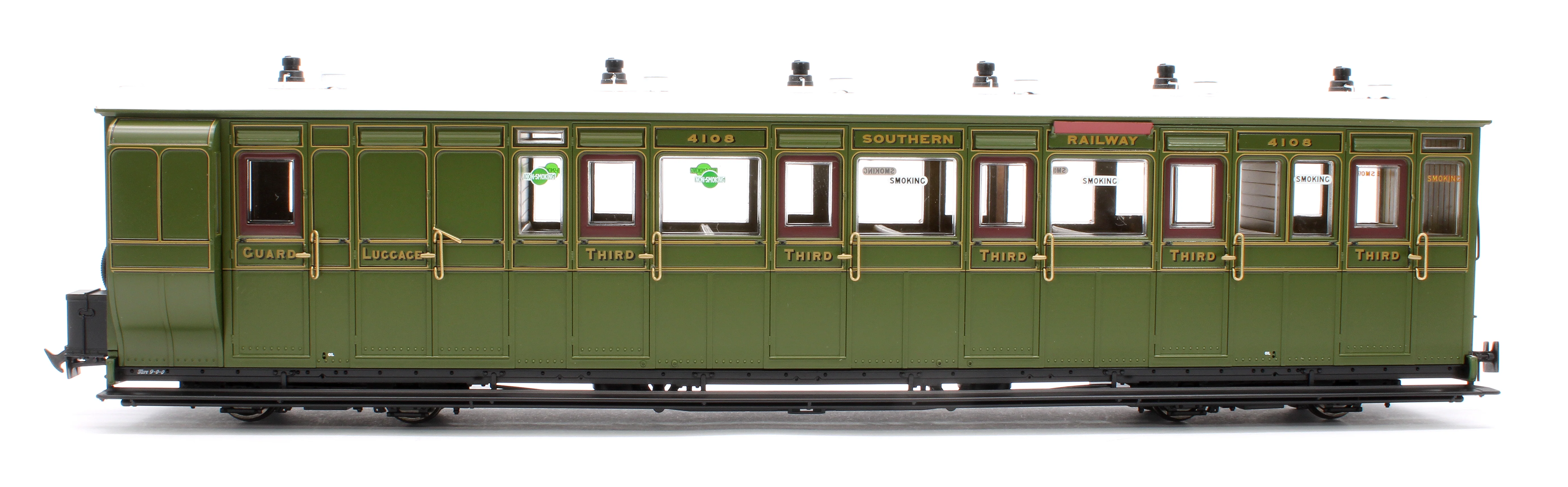 LHT-7NP-006 Lynton & Barnstaple Brake 3rd Southern SR Olive Green 4108 1924-1935 - Image 2