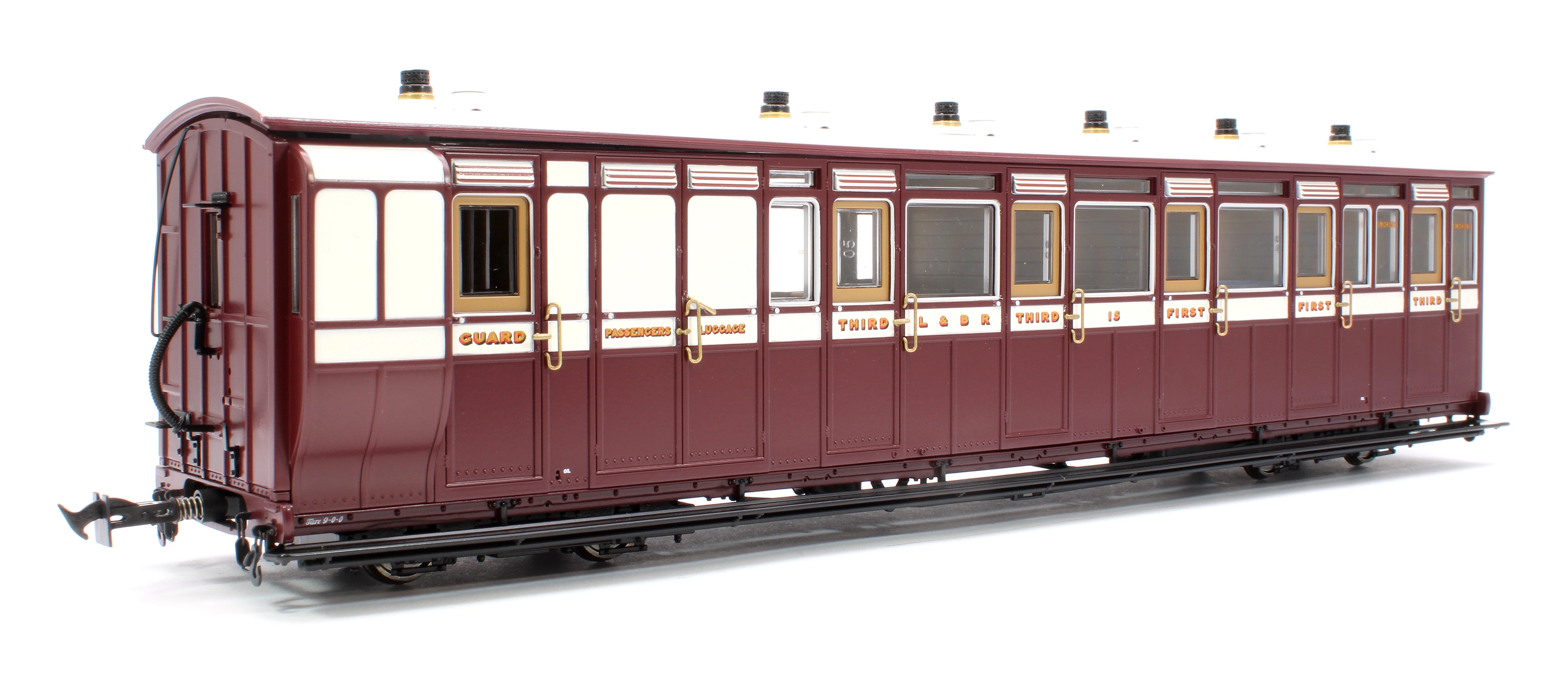 LHT-7NP-007 Lynton & Barnstaple Brake Composite Red/Ivory No.15 1902-1922