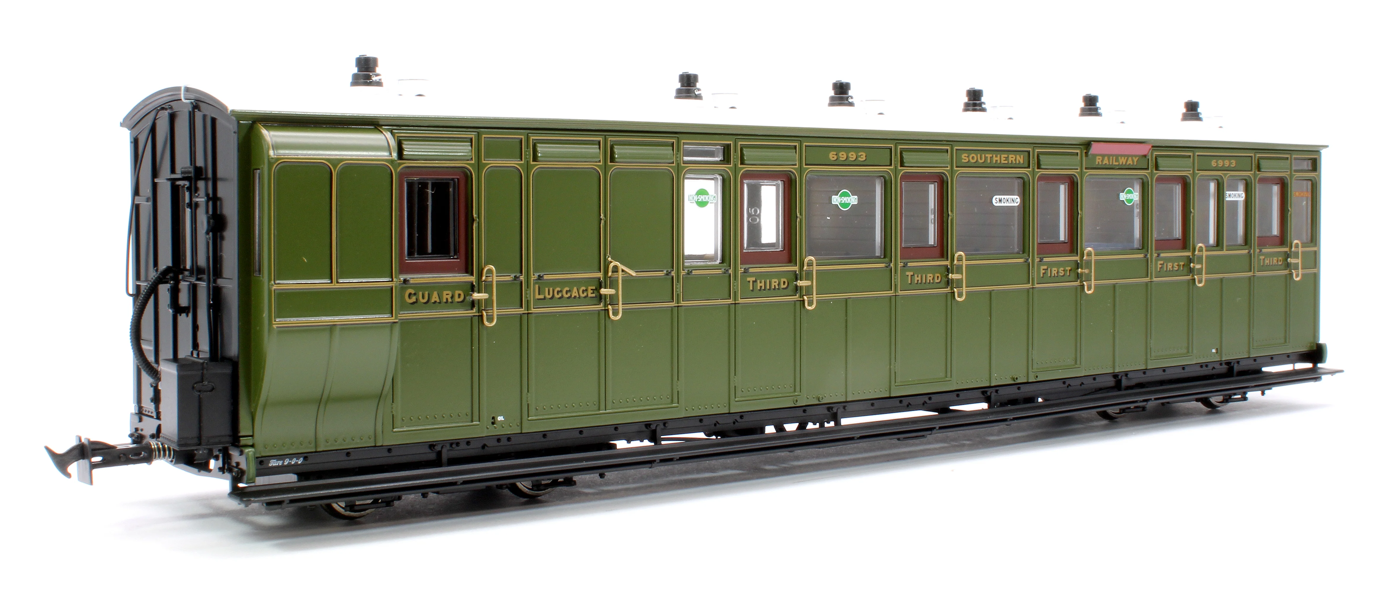 LHT-7NP-008 Lynton & Barnstaple Brake Composite Southern SR Olive Green 6993 1924-1935