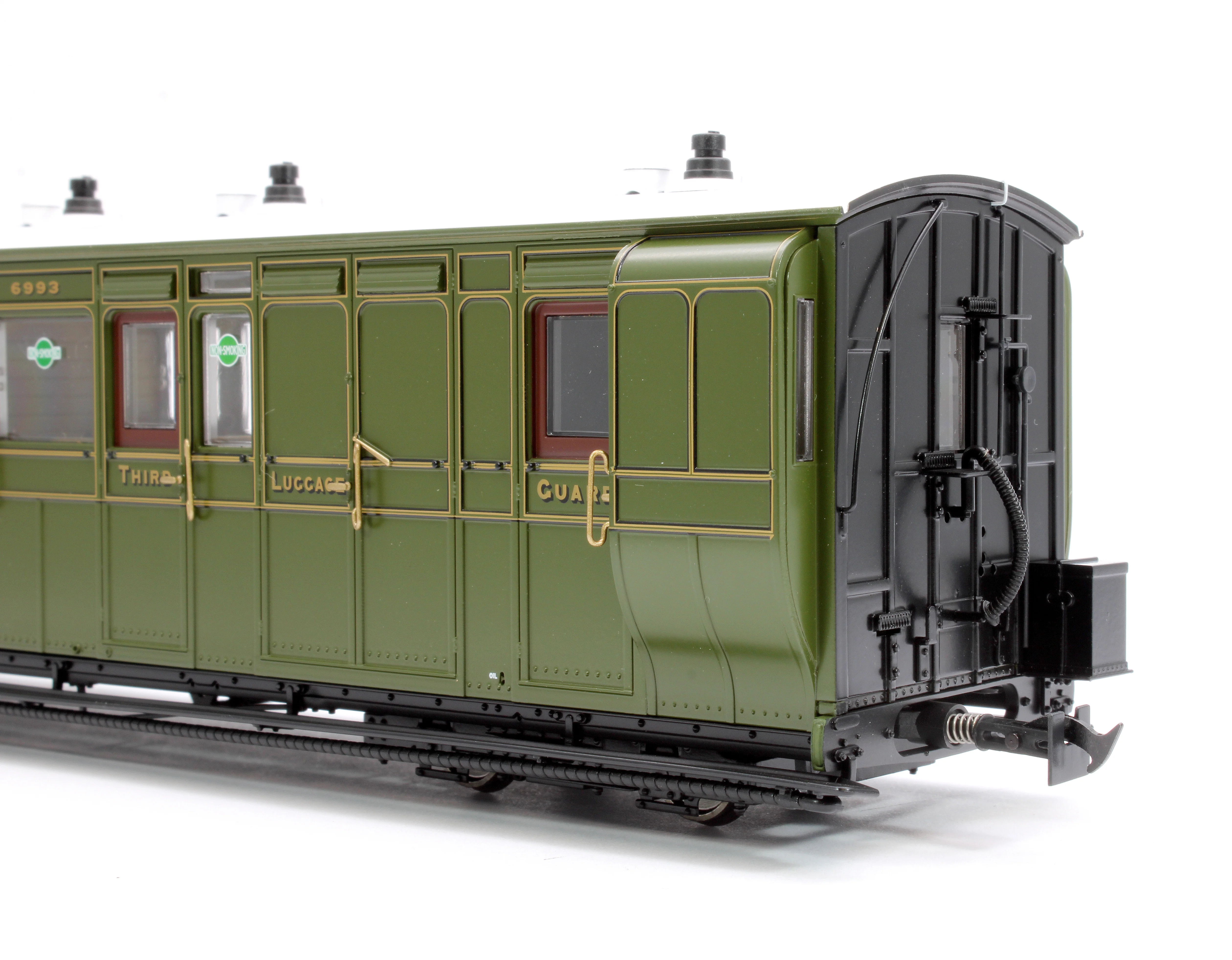 LHT-7NP-008 Lynton & Barnstaple Brake Composite Southern SR Olive Green 6993 1924-1935 - Image 5
