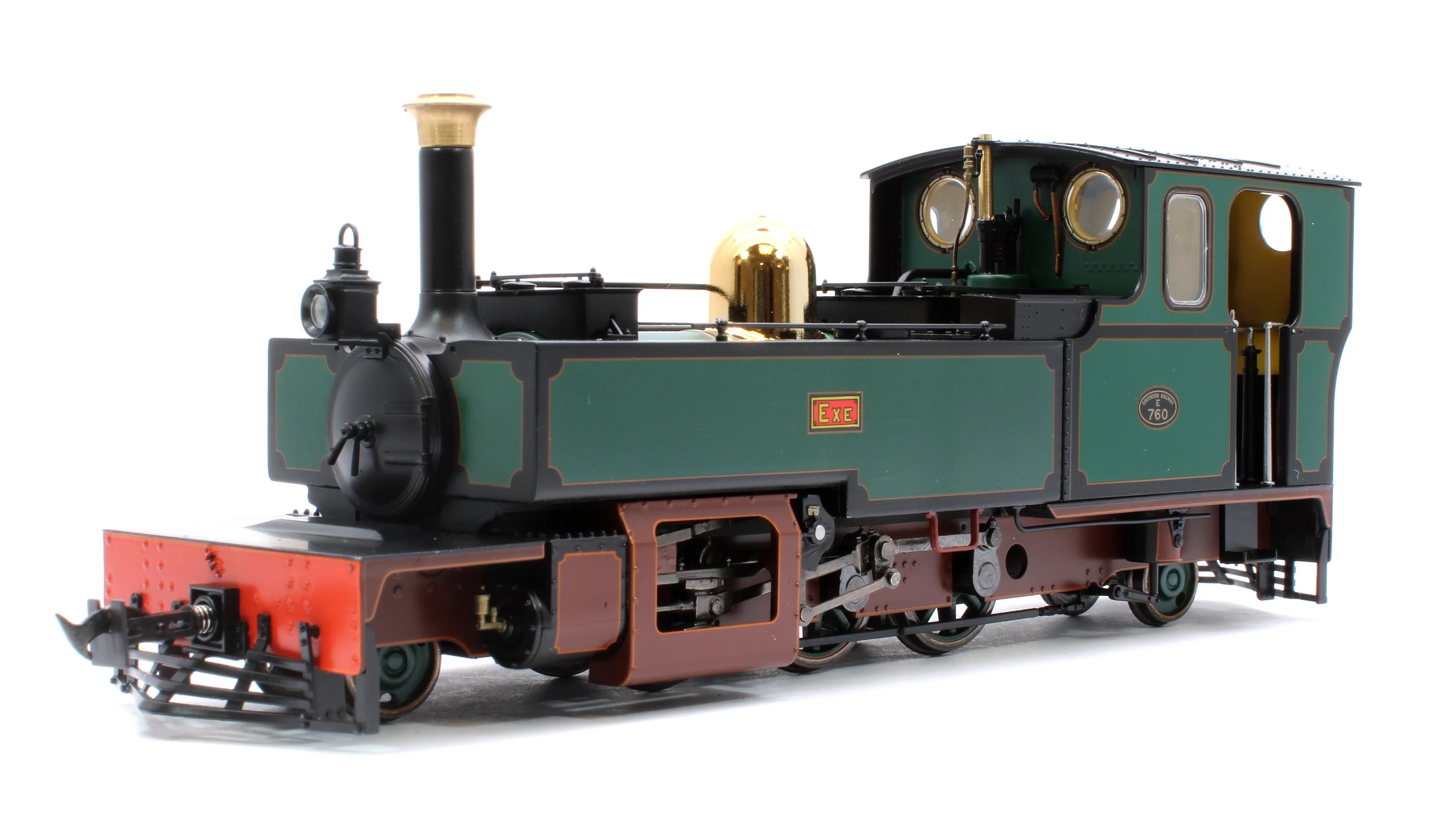 LHT-7NS-004D Lynton & Barnstaple Manning Wardle 2-6-2 EXE Southern Livery 1924-1927 (Late Cab) - DCC Fitted