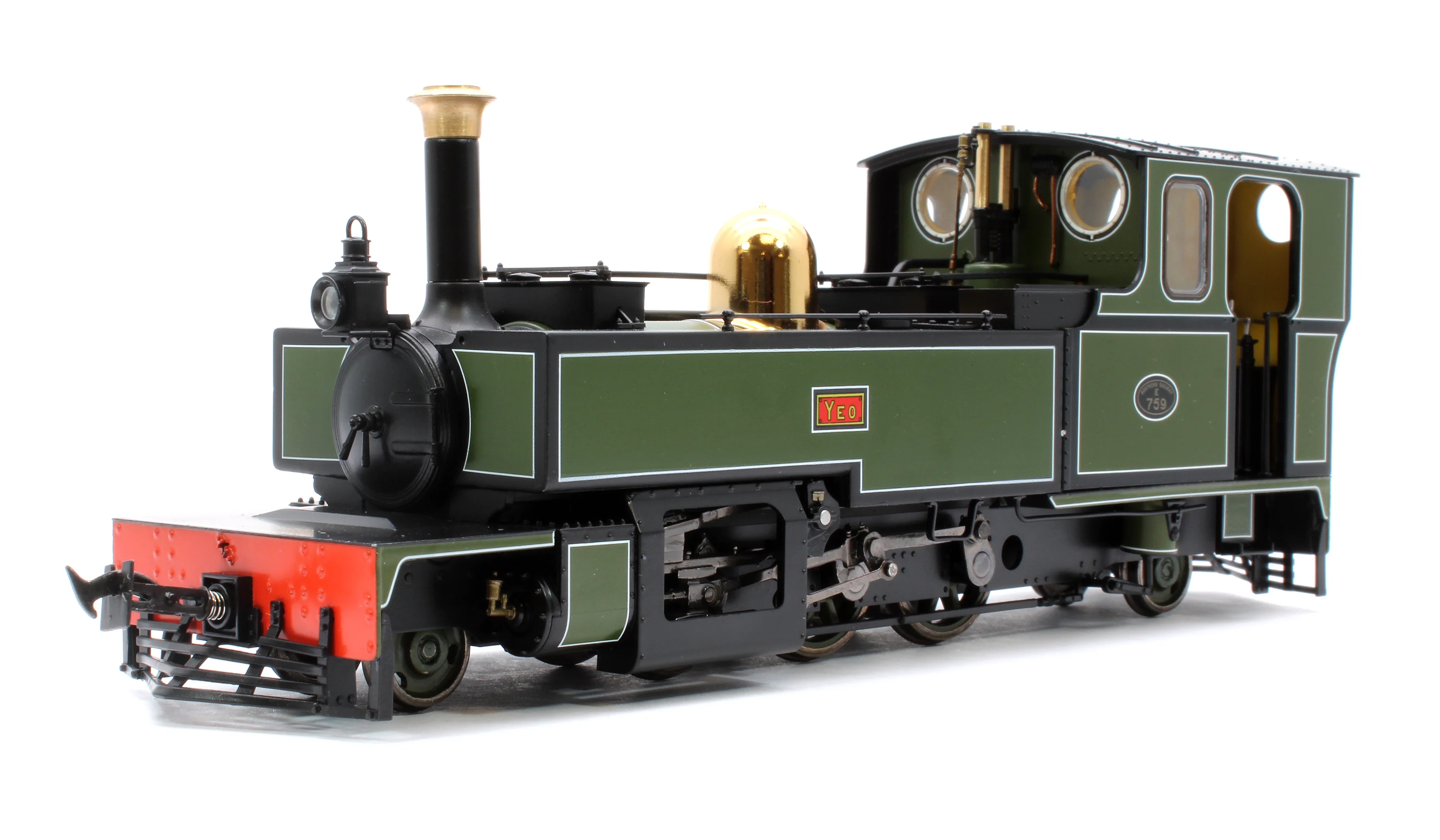 LHT-7NS-005 Lynton & Barnstaple Manning Wardle 2-6-2 YEO Southern Livery 1927-1929 (late Cab)