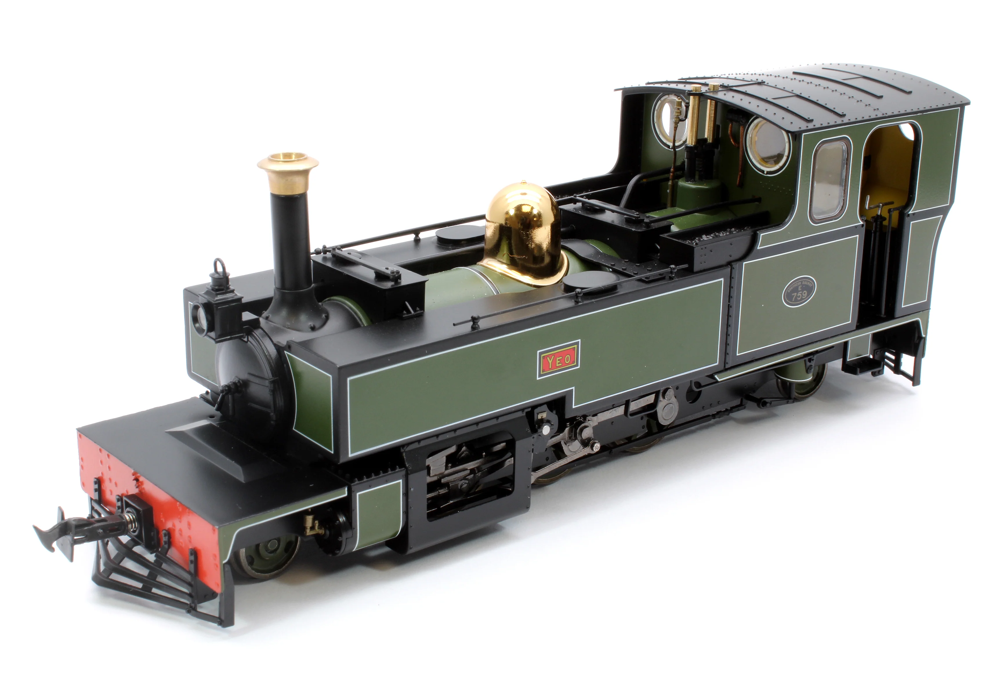 LHT-7NS-005D Lynton & Barnstaple Manning Wardle 2-6-2 YEO Southern Livery 1927-1929 (late Cab) DCC Fitted - Image 8
