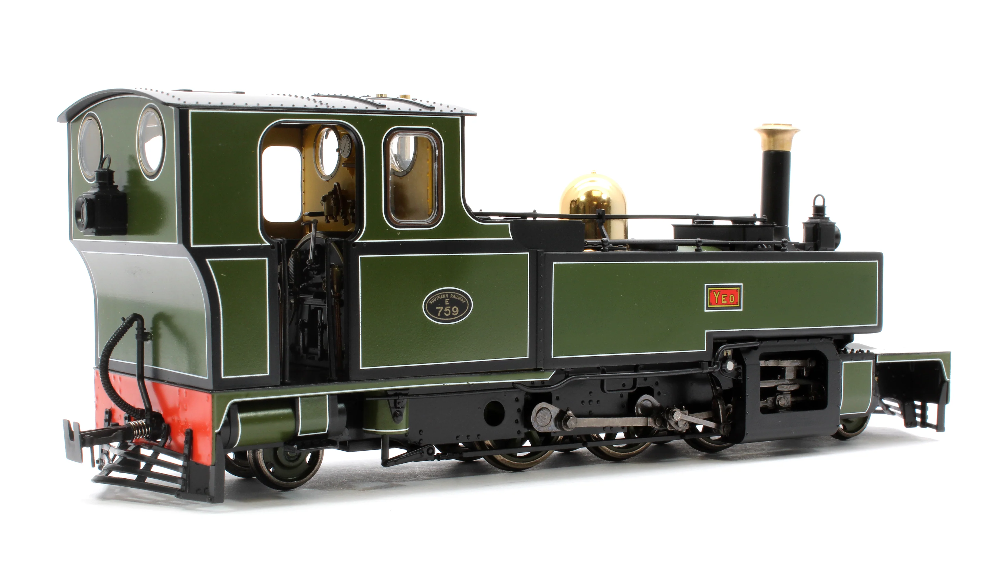 LHT-7NS-005S Lynton & Barnstaple Manning Wardle 2-6-2 YEO Southern Livery 1927-1929 (late Cab) DCC Sound Fitted - Image 3