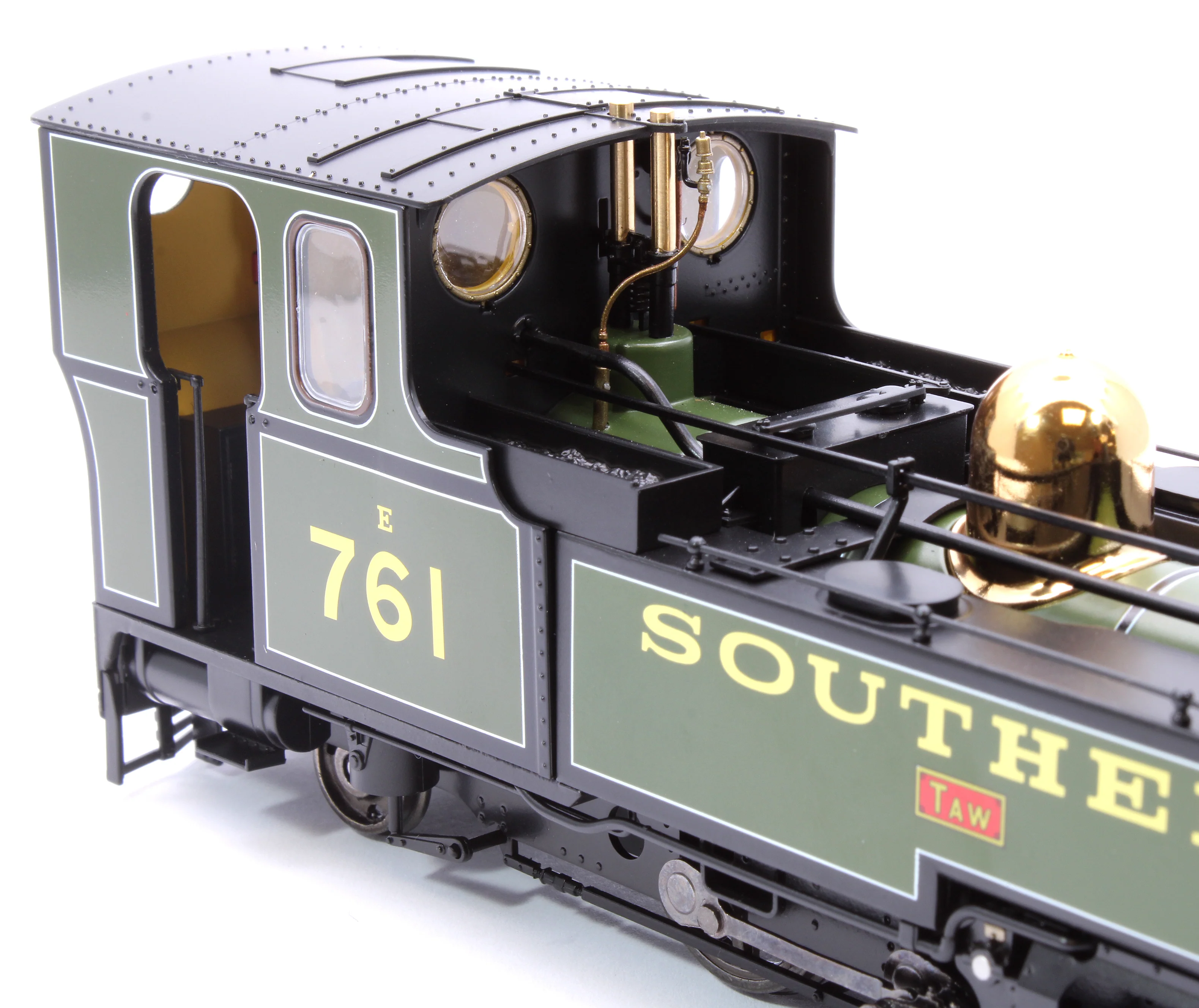 LHT-7NS-006S Lynton & Barnstaple Manning Wardle 2-6-2 TAW Southern Livery 1930-1931 (late Cab) DCC Sound Fitted - Image 11