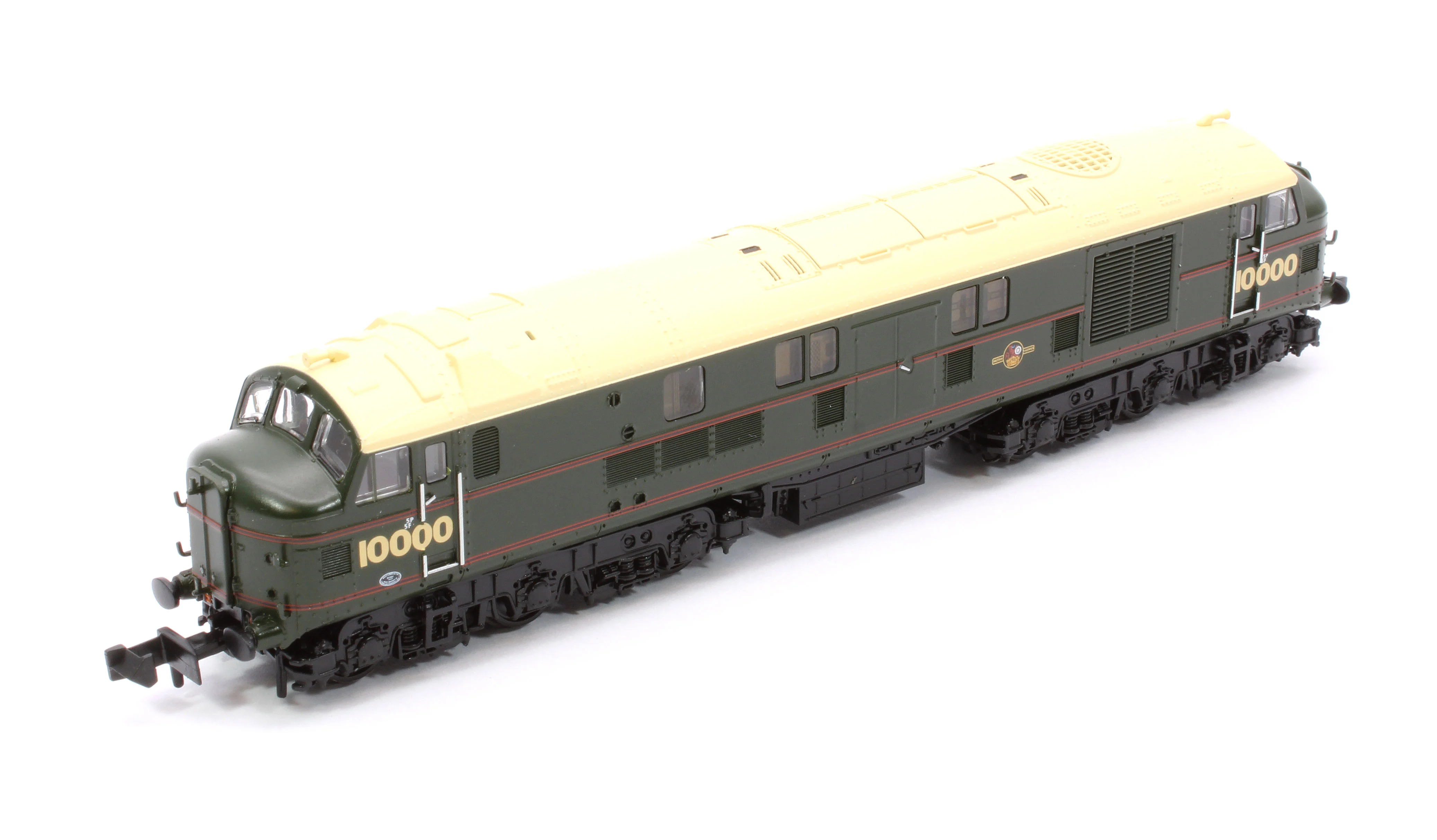 372-916SF LMS 10000 BR Lined Green (Late Crest) Diesel Locomotive - DCC Sound - Image 10