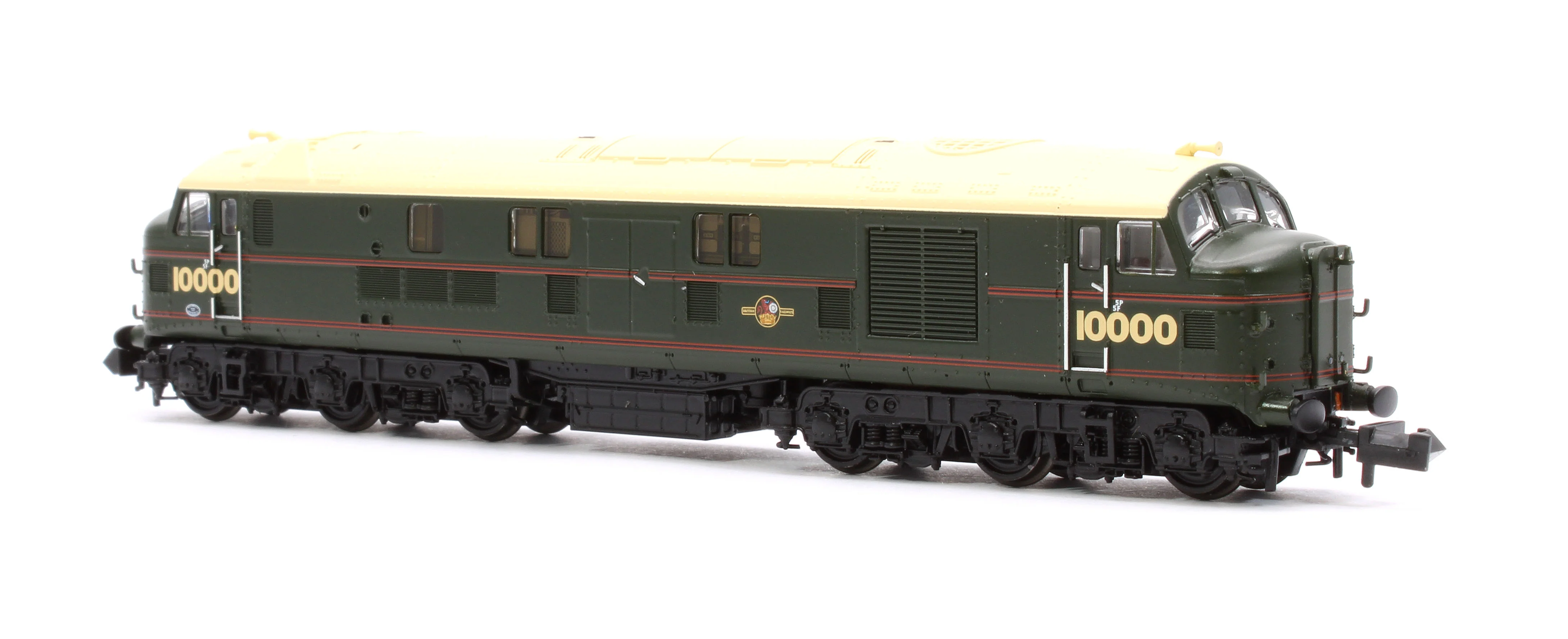 372-916SF LMS 10000 BR Lined Green (Late Crest) Diesel Locomotive - DCC Sound - Image 4