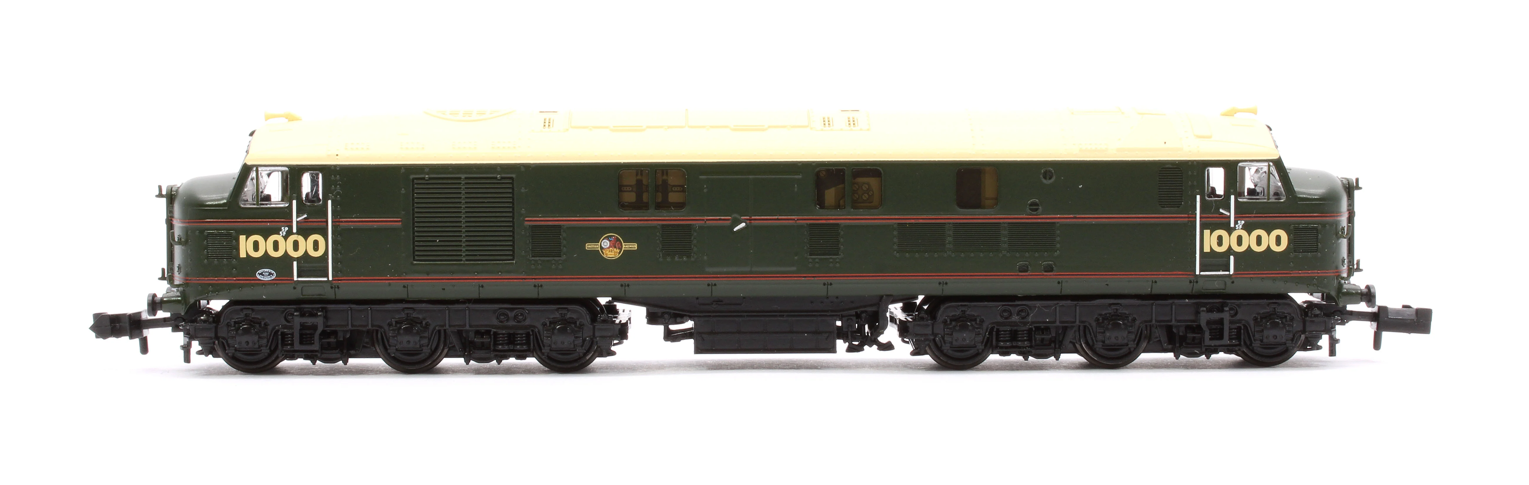 372-916SF LMS 10000 BR Lined Green (Late Crest) Diesel Locomotive - DCC Sound - Image 5