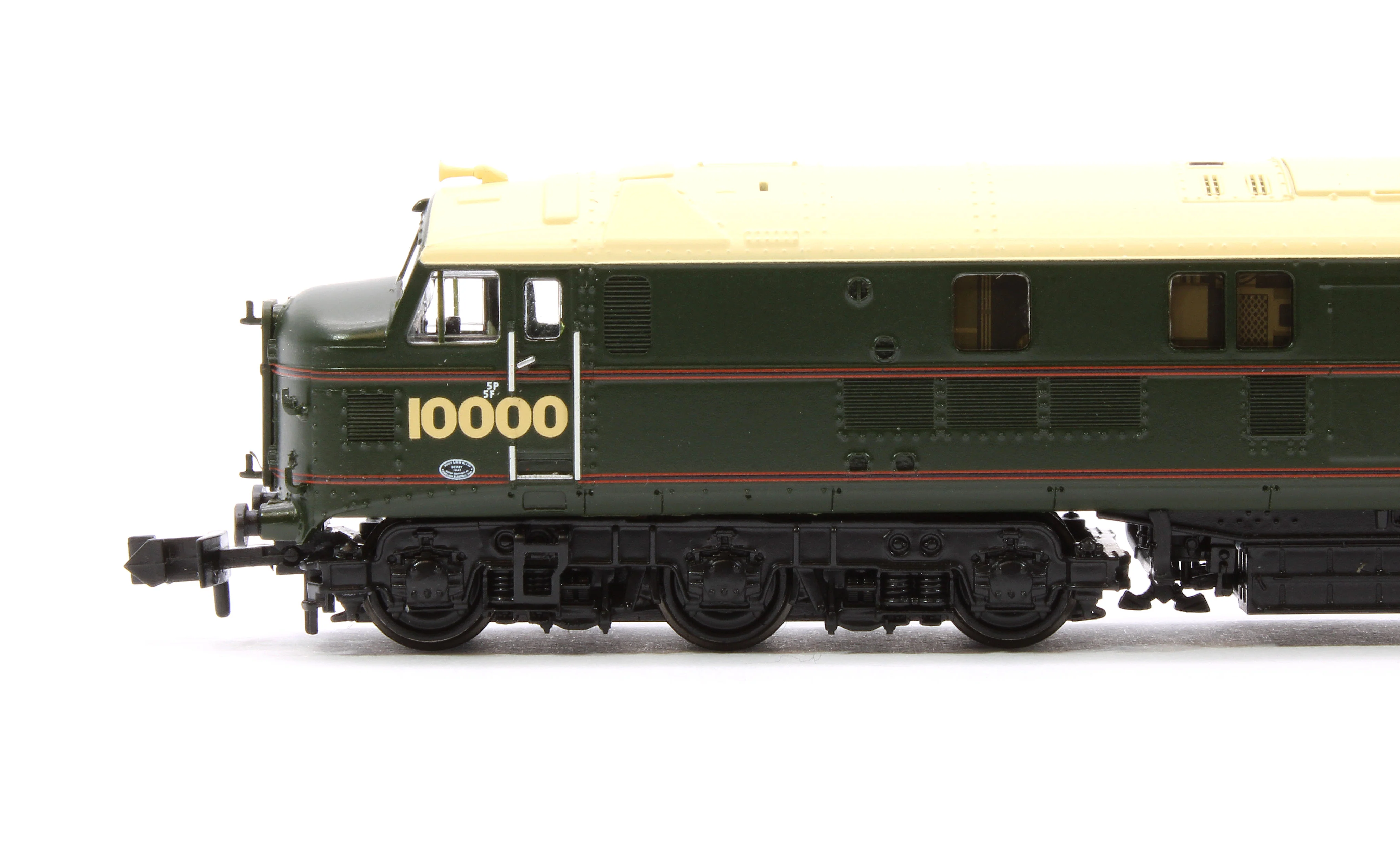 372-916SF LMS 10000 BR Lined Green (Late Crest) Diesel Locomotive - DCC Sound - Image 6