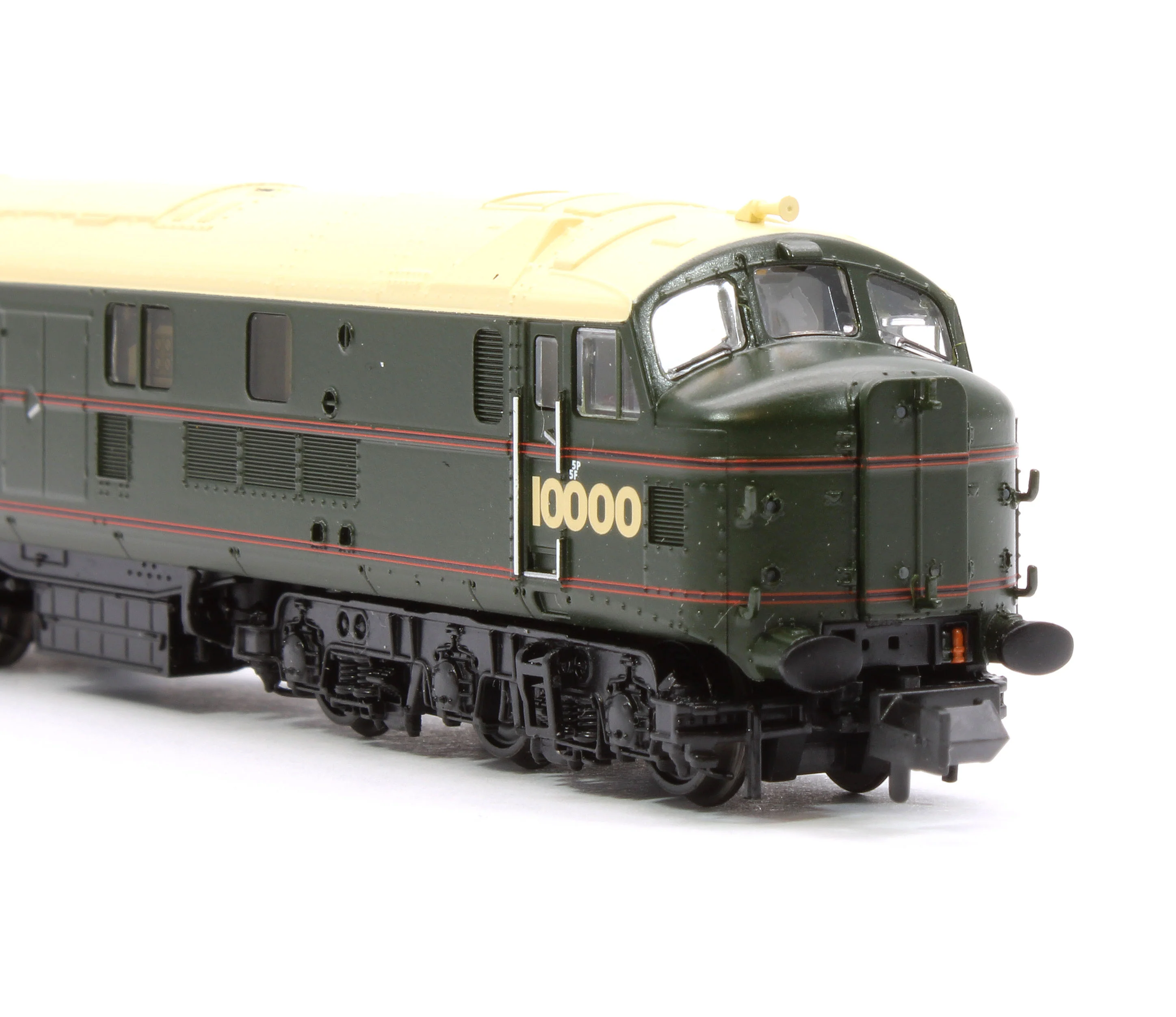 372-916SF LMS 10000 BR Lined Green (Late Crest) Diesel Locomotive - DCC Sound - Image 9