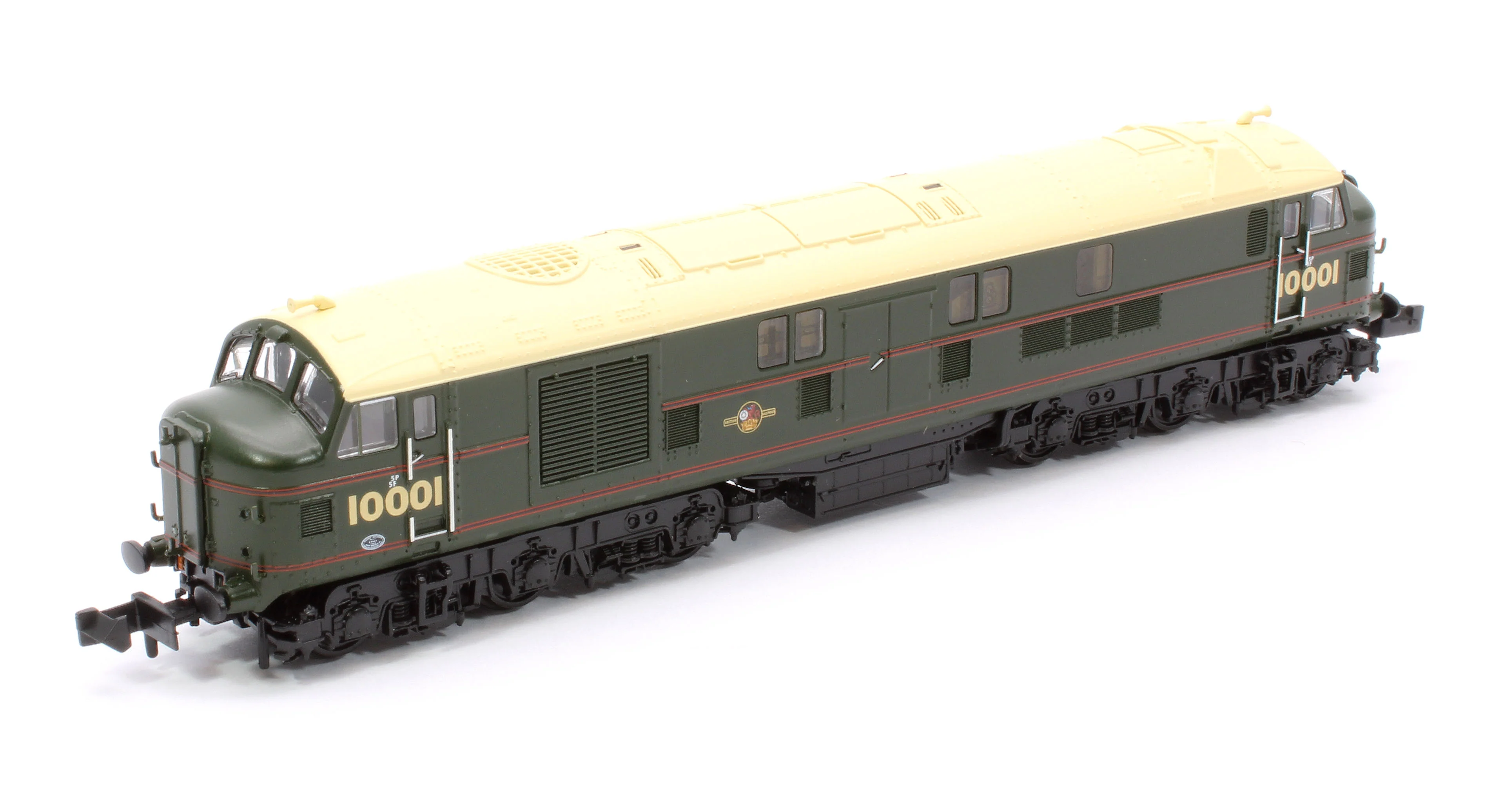 372-917 LMS 10001 BR Lined Green (Late Crest) Diesel Locomotive - Image 10