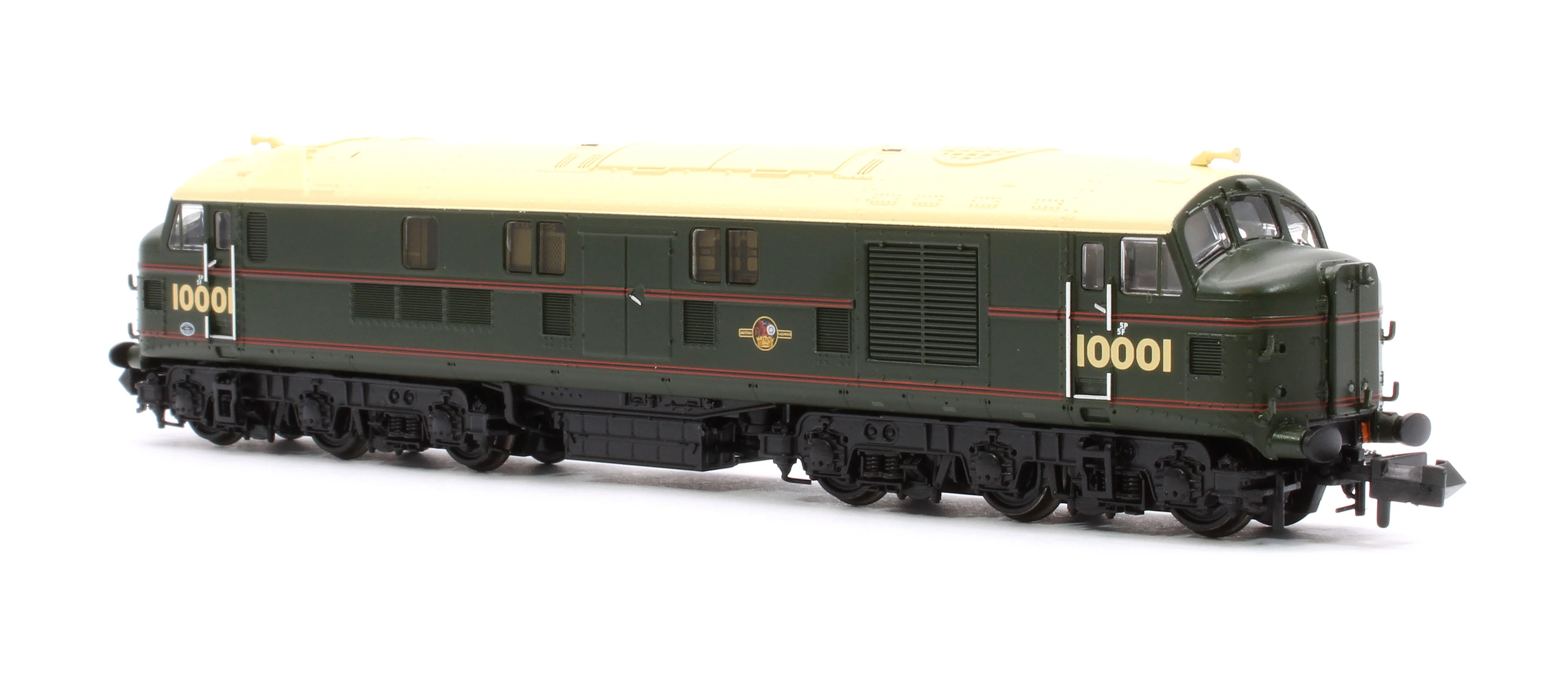 372-917 LMS 10001 BR Lined Green (Late Crest) Diesel Locomotive - Image 4