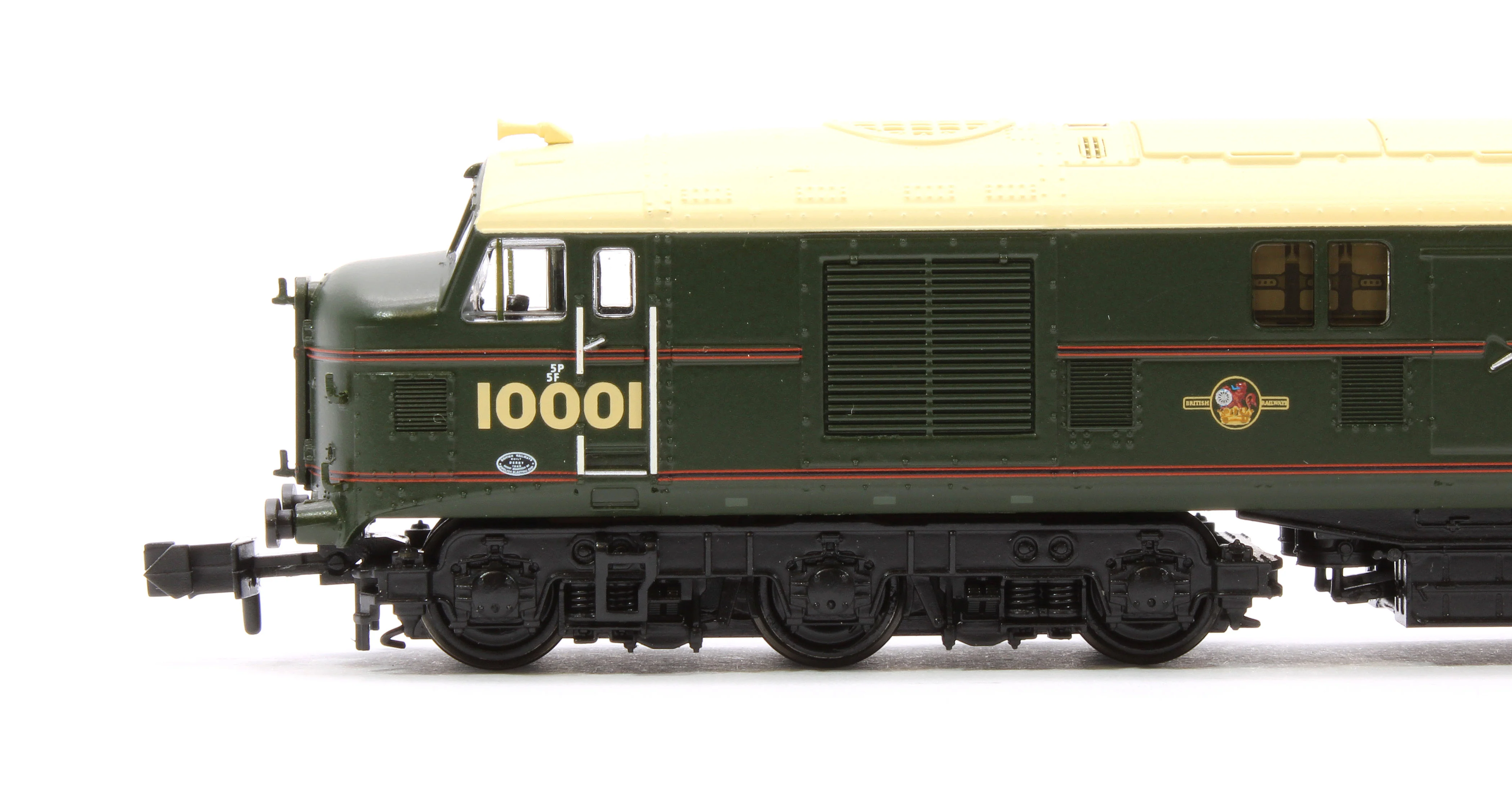 372-917 LMS 10001 BR Lined Green (Late Crest) Diesel Locomotive - Image 6