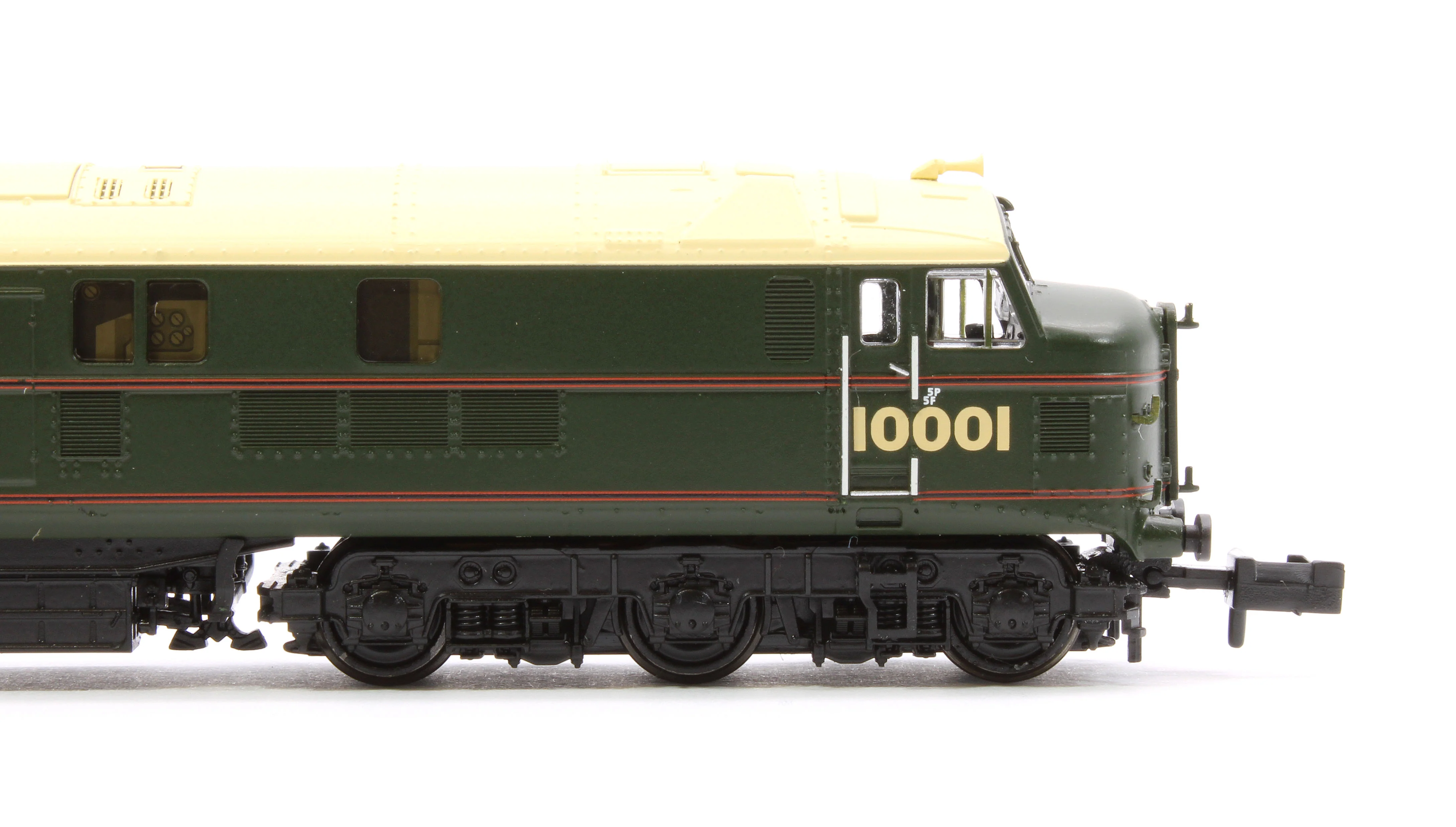 372-917 LMS 10001 BR Lined Green (Late Crest) Diesel Locomotive - Image 7