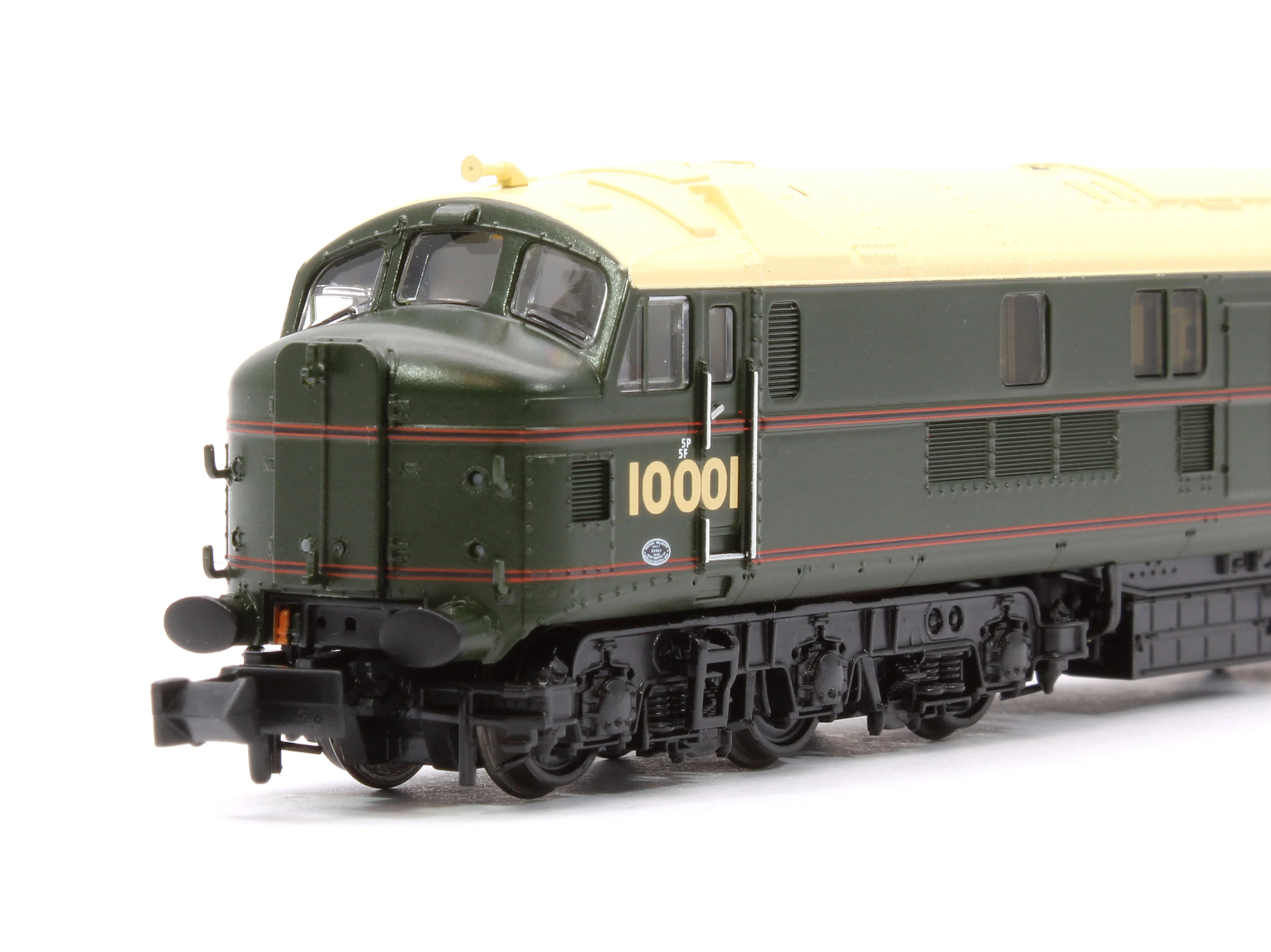372-917 LMS 10001 BR Lined Green (Late Crest) Diesel Locomotive - Image 8